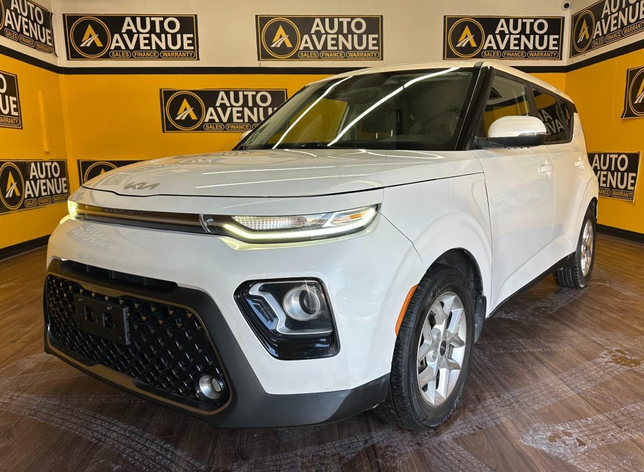 EXPERIENCE MODERN STYLE, INNOVATIVE TECHNOLOGY, AND EVERYDAY PRACTICALITY WITH THIS 2022 KIA SOUL EX+. THIS COMPACT HATCHBACK OFFERS A SMOOTH AND EFFICIENT RIDE, A COMFORTABLE INTERIOR, AND A VERSATILE CARGO AREA PERFECT FOR COMMUTES OR WEEKEND ADVENTURES. STANDARD FEATURES INCLUDE AIR CONDITIONING, POWER WINDOWS AND LOCKS, CRUISE CONTROL, AND ADVANCED SAFETY SYSTEMS SUCH AS MULTIPLE AIRBAGS AND STABILITY CONTROL, PROVIDING PEACE OF MIND ON EVERY DRIVE. WITH ITS DISTINCTIVE DESIGN AND USER-FRIENDLY CABIN, THE SOUL EX+ COMBINES FUN, FUNCTION, AND VALUE. DON&rsquo;T MISS OUT&mdash;CONTACT US TODAY TO BOOK YOUR TEST DRIVE!<br /><br />AUTO AVENUE IS AN AMVIC LICENSED DEALERSHIP, COMMITTED TO PROVIDING EXCEPTIONAL SERVICE AND QUALITY VEHICLES WITH FLEXIBLE PAYMENT OPTIONS. <br/>