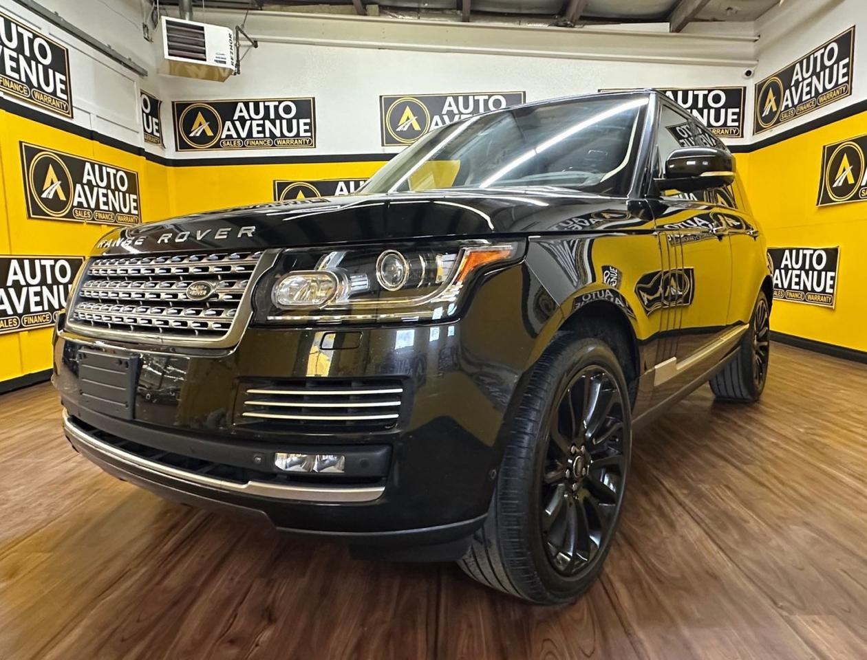 EXPERIENCE UNMATCHED LUXURY, POWER, AND REFINED CRAFTSMANSHIP WITH THIS 2015 LAND ROVER RANGE ROVER SC AUTOBIOGRAPHY. THIS PRESTIGIOUS SUV OFFERS SMOOTH, POWERFUL PERFORMANCE, AN ELEGANT INTERIOR WITH PREMIUM LEATHER AND WOOD FINISHES, AND ADVANCED HANDLING FOR A COMFORTABLE AND CONFIDENT DRIVE. STANDARD FEATURES INCLUDE AIR CONDITIONING, POWER WINDOWS AND LOCKS, CRUISE CONTROL, AND ADVANCED SAFETY SYSTEMS SUCH AS MULTIPLE AIRBAGS AND STABILITY CONTROL FOR PEACE OF MIND ON EVERY DRIVE. WITH ITS SPACIOUS CABIN, LUXURIOUS AMENITIES, AND ICONIC DESIGN, THE RANGE ROVER SC AUTOBIOGRAPHY DELIVERS BOTH LUXURY AND PERFORMANCE IN ONE EXCEPTIONAL PACKAGE. DON&rsquo;T WAIT&mdash;CONTACT US TODAY TO SCHEDULE YOUR TEST DRIVE AND EXPERIENCE IT FOR YOURSELF!<br /><br />AUTO AVENUE IS AN AMVIC LICENSED DEALERSHIP, COMMITTED TO PROVIDING EXCEPTIONAL SERVICE AND QUALITY VEHICLES WITH FLEXIBLE PAYMENT OPTIONS. <br/>