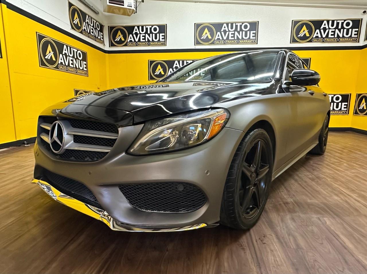EXPERIENCE LUXURY, PERFORMANCE, AND SOPHISTICATED STYLE WITH THIS 2017 MERCEDESBENZ CCLASS C300. THIS REFINED SEDAN OFFERS SMOOTH, RESPONSIVE PERFORMANCE, A COMFORTABLE, PREMIUM INTERIOR, AND A DYNAMIC DRIVING EXPERIENCE PERFECT FOR DAILY COMMUTES OR WEEKEND GETAWAYS. STANDARD FEATURES INCLUDE AIR CONDITIONING, POWER WINDOWS AND LOCKS, CRUISE CONTROL, AND ADVANCED SAFETY SYSTEMS SUCH AS MULTIPLE AIRBAGS AND STABILITY CONTROL FOR PEACE OF MIND ON EVERY DRIVE. WITH ITS ELEGANT DESIGN, HIGHQUALITY FINISHES, AND STRONG ROAD PRESENCE, THE C300 DELIVERS BOTH STYLE AND SUBSTANCE IN ONE EXCEPTIONAL PACKAGE. DON&rsquo;T WAIT&mdash;CONTACT US TODAY TO SCHEDULE YOUR TEST DRIVE AND EXPERIENCE IT FOR YOURSELF!<br /><br />AUTO AVENUE IS AN AMVIC LICENSED DEALERSHIP, COMMITTED TO PROVIDING EXCEPTIONAL SERVICE AND QUALITY VEHICLES WITH FLEXIBLE PAYMENT OPTIONS. <br/>