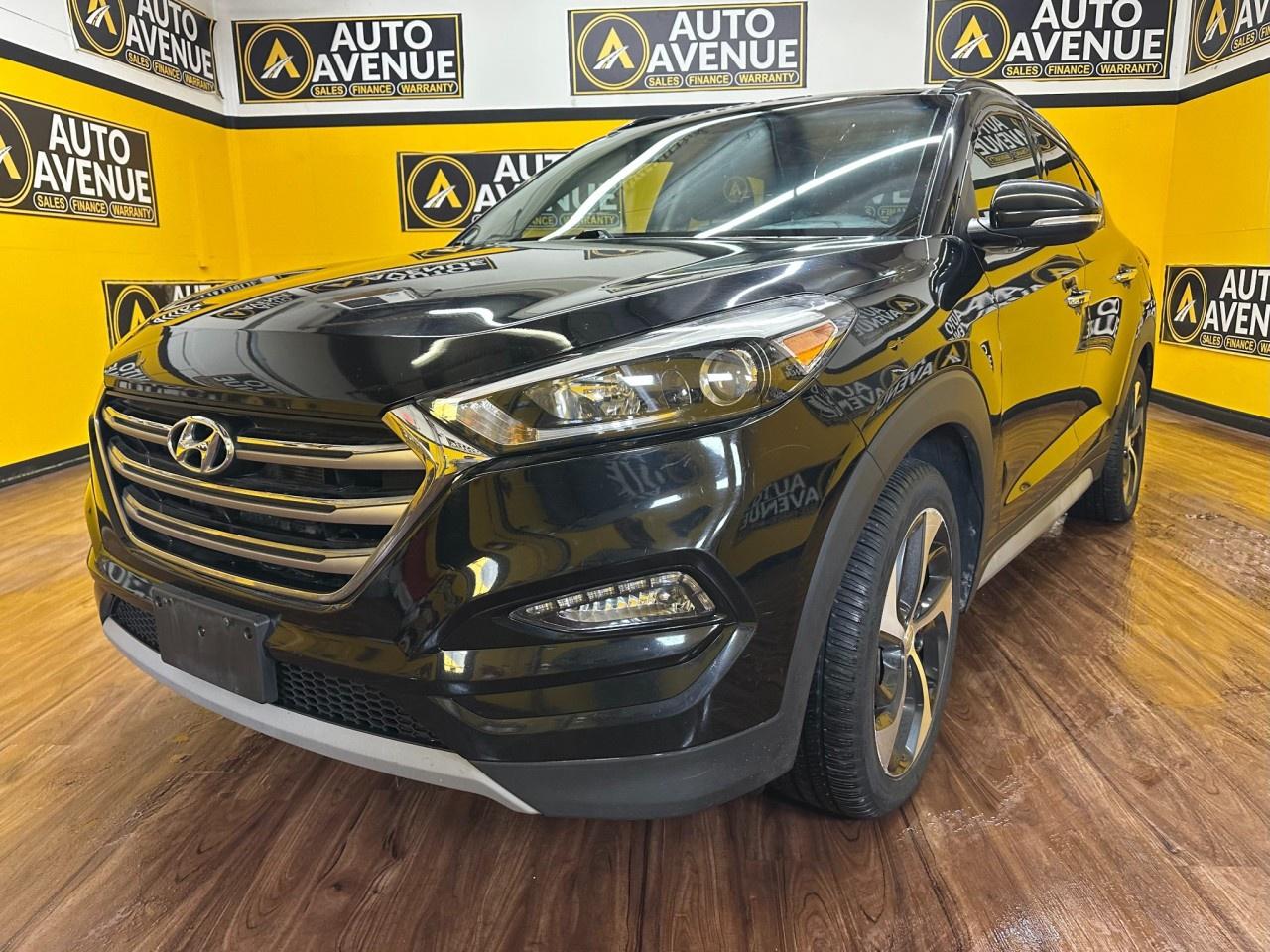 ENJOY PREMIUM COMFORT, MODERN STYLE, AND VERSATILE PERFORMANCE WITH THIS 2017 HYUNDAI TUCSON ULTIMATE. THIS WELLEQUIPPED SUV OFFERS A SMOOTH RIDE, RESPONSIVE HANDLING, AND A COMFORTABLE, FEATURERICH INTERIOR PERFECT FOR DAILY COMMUTES OR WEEKEND GETAWAYS. STANDARD FEATURES INCLUDE AIR CONDITIONING, POWER WINDOWS AND LOCKS, CRUISE CONTROL, AND ADVANCED SAFETY SYSTEMS SUCH AS MULTIPLE AIRBAGS AND STABILITY CONTROL FOR PEACE OF MIND ON EVERY DRIVE. WITH ITS SPACIOUS CABIN, GENEROUS CARGO SPACE, AND USERFRIENDLY DESIGN, THE TUCSON ULTIMATE DELIVERS BOTH STYLE AND SUBSTANCE IN ONE EXCEPTIONAL PACKAGE. DON&rsquo;T WAIT&mdash;CONTACT US TODAY TO SCHEDULE YOUR TEST DRIVE AND EXPERIENCE IT FOR YOURSELF!<br /><br />AUTO AVENUE IS AN AMVIC LICENSED DEALERSHIP, COMMITTED TO PROVIDING EXCEPTIONAL SERVICE AND QUALITY VEHICLES WITH FLEXIBLE PAYMENT OPTIONS. <br/>