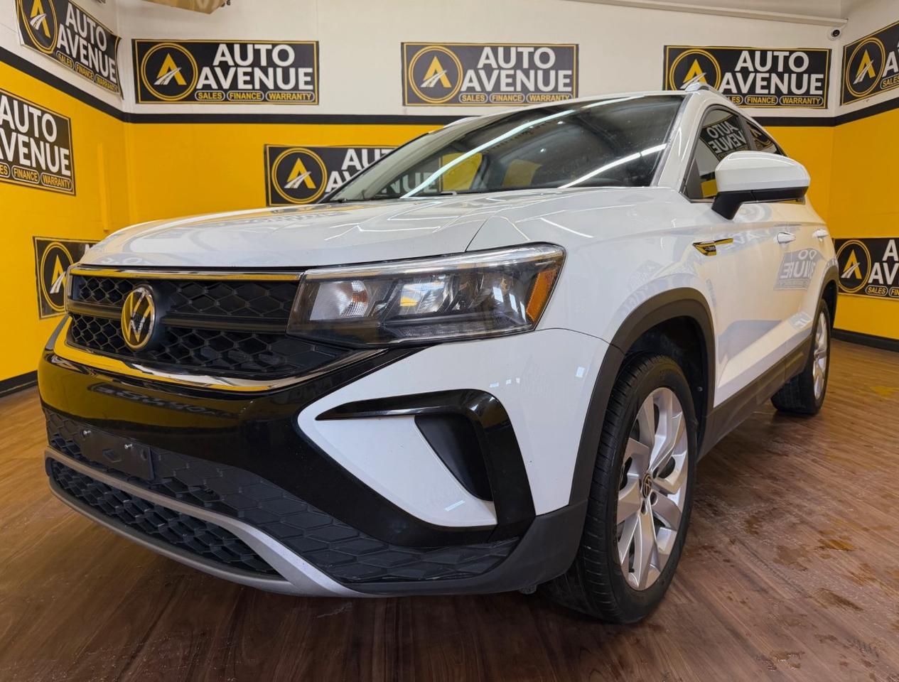 This exceptional example of a 2022 Volkswagen Taos Comfortline is proudly offered by Auto Avenue Airdrie. <br/> This stylish and versatile SUV perfectly blends modern design with everyday practicality, making it an ideal choice for both city driving and weekend getaways. With its refined appearance and impressive efficiency, the Volkswagen Taos Comfortline delivers a smooth and confident driving experience while maintaining the flexibility today&rsquo;s drivers demand. <br/> Equipped with a panoramic sunroof, this Taos fills the cabin with natural light, creating an open and inviting atmosphere for both driver and passengers. The thoughtfully designed interior also features a power-adjustable driver&rsquo;s seat, allowing you to find your perfect driving position with ease and comfort. <br/> For added convenience and safety, this vehicle comes with a backup camera, making parking and maneuvering effortless in any situation. Heated front seats ensure you stay warm and comfortable during colder days, enhancing your driving experience no matter the season. <br/> With its excellent balance of comfort, technology, and reliability, this Volkswagen Taos Comfortline stands out as a smart and stylish choice in the SUV segment. <br/> A fantastic combination of functionality and sophistication - this Volkswagen Taos Comfortline is truly the vehicle you&rsquo;ve been searching for!<br /><br />AUTO AVENUE IS AN AMVIC LICENSED DEALERSHIP, COMMITTED TO PROVIDING EXCEPTIONAL SERVICE AND QUALITY VEHICLES WITH FLEXIBLE PAYMENT OPTIONS. <br/>