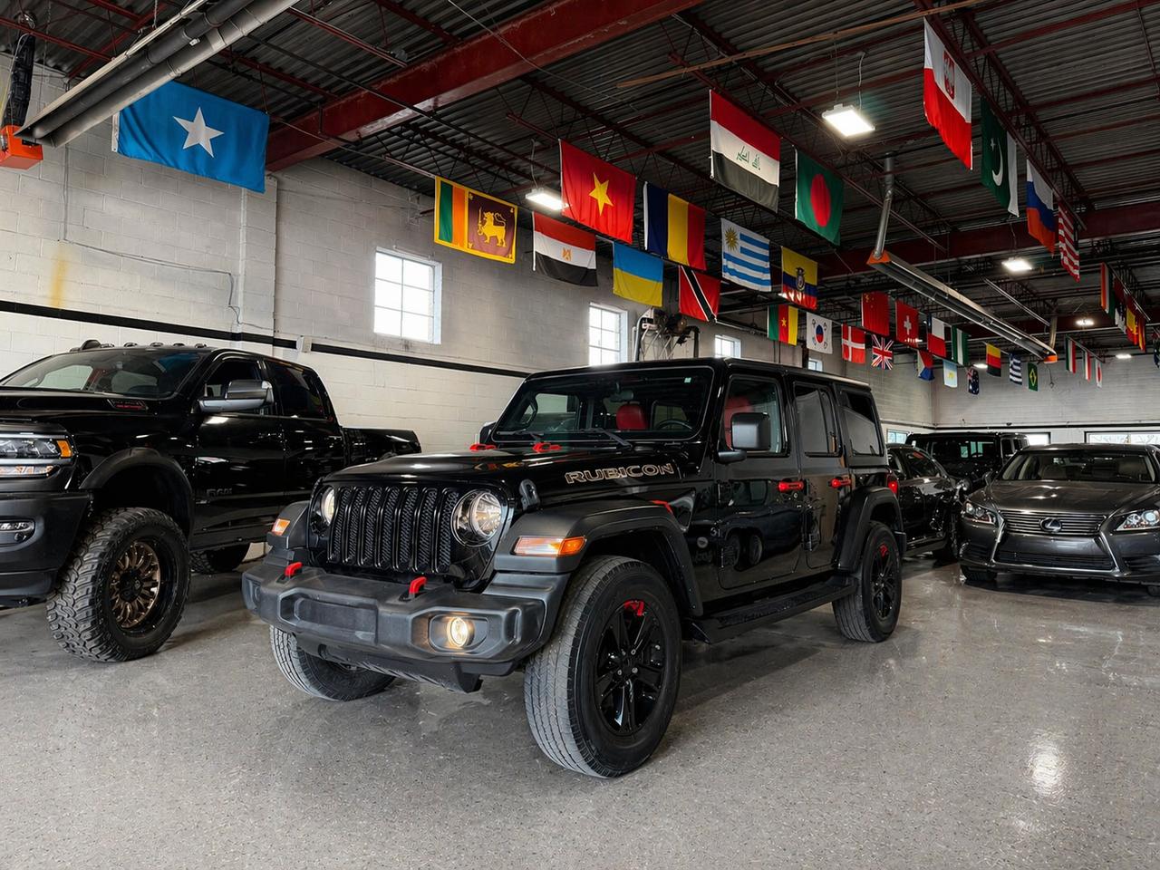 Used 2018 Jeep Wrangler Sahara | Red Leather for sale in North York, ON