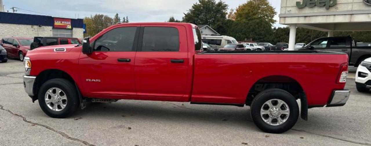 Come see this certified 2024 Ram 3500 Big Horn Crew 4X4 | Bucket Seats | Power Seat | CarPlay + Android | Spray-in Liner | and More !. Its Automatic transmission and 6.4 L engine will keep you going. This Ram 3500 comes equipped with these options: Air Conditioning, Tilt Steering Wheel, Steering Radio Controls, Power Windows, Power Locks, Traction Control, Power Mirrors, Power Drivers Seat, Android Auto / Apple CarPlay, and 4X4. See it for yourself at Mark Wilsons Better Used Cars, 5055 Whitelaw Road, Guelph, ON N1H 6J4.MASSIVE SELECTION: 500+ vehicles in ONE LOCATION, all Live Market Priced for the best value!STRAIGHTFORWARD & TRANSPARENT PRICING: Our Advertised Price INCLUDES:Safety Certification! (No separate certification fee upcharge).FREE Carfax History Report!NO upcharge for paying cash!CONFIDENCE & PEACE OF MIND: 30-Day/3,000 km Warranty INCLUDED! Plus a 5-Day Exchange Privilege!*EASY FINANCING: Better-than-bank rates, $0 Down, and 3 Months No Payments available OAC. BAD CREDIT APPROVED HERE!WE BUY CARS: Get Top Dollar for your trade, or sell us your vehicle for CASH even if you dont buy ours!www.shopwilsons.comAn Honest, Transparent Buying Experience. Trusted in business since 1961!(Cash Prices Exclude HST and Licensing Fees only.)