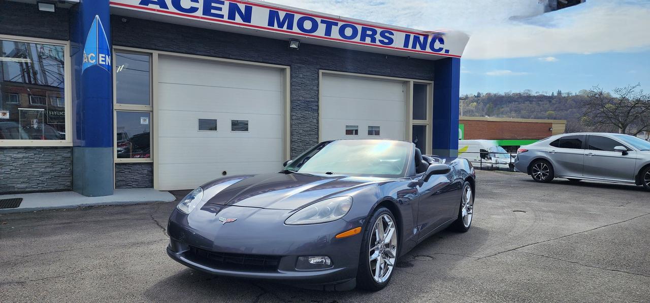 <p>2012 CHEVROTET CORVETTE, 2LT CONVERTIBLE, AUTOMATIC TRANS, VERY LOW KM 45,000KM, NO ACCIDENTS, CHROME RIMS, MINT CONDITION BRAND NEW HIGH PERFORMACE TIRES<br>Price + HST + Licensing( No extra fees, no haggle price) Carfax report are provided with every vehicle at not extra charge! Customer Satisfaction is Our First Priority! Lowest price policy in effect Financing is available for vehicles of 10 years old or less! All vehicles come certified with 30 days powertrain guarantee included. Extended Warranty available up to 3 year Call us for more information and to book and appointment! ACEN MOTORS INC - Pre- owned vehicles come standard with one key, if we received more than one key from the previous owner, we include then, additional keys may be purchased at the time of the sale! Serving Hamilton, Ancaster, Stoney Creek, Binbrook, Grimsby, London, St. Catharines, Burlington, Mississauga, Toronto and other provinces for over 18 years. Visit us online www. acenmotors.com ACEN MOTORS INC. 1926 KING ST. EAST. Hamilton - On L8K 1W1 CONTACT US AT 905- 545-7200s</p>