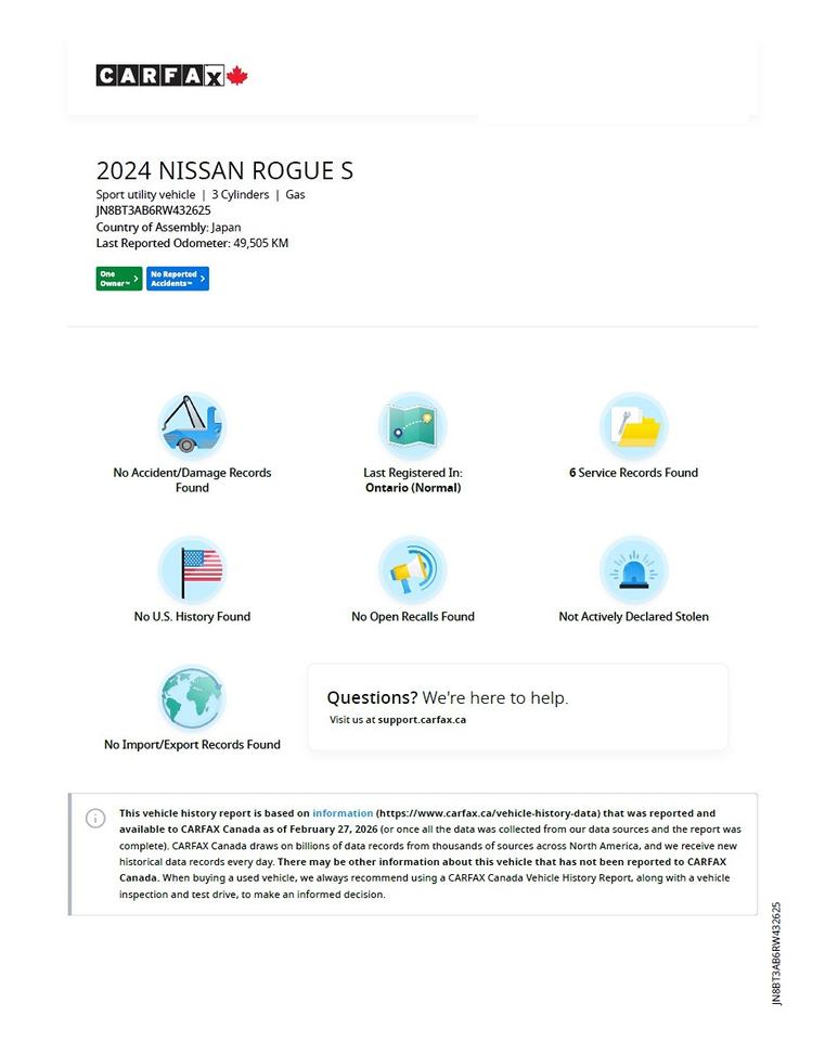 2024 Nissan Rogue S AWD+BSM+New Tires+CLEAN CARFAX Photo