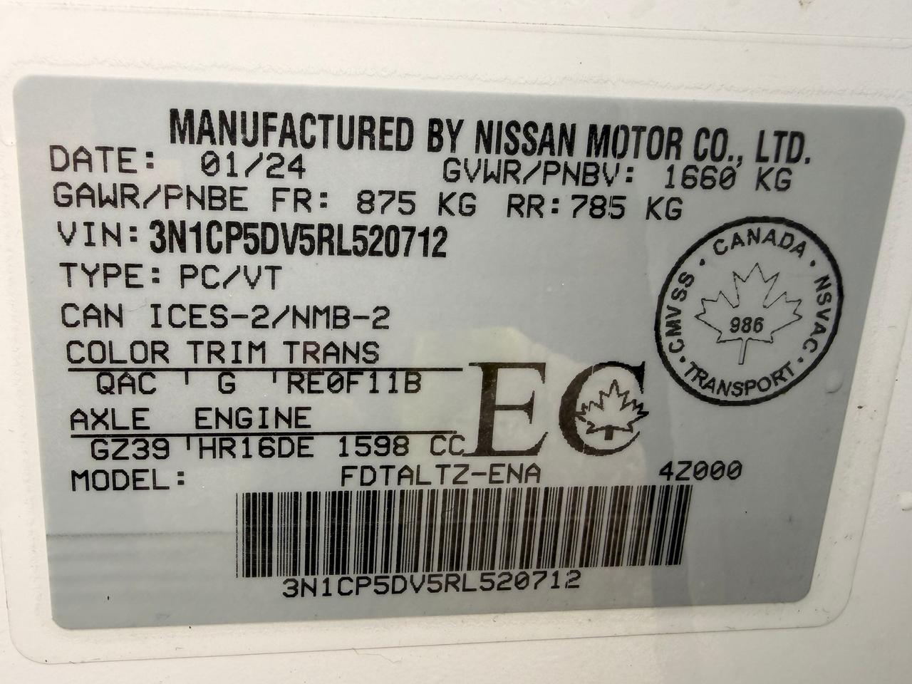 2024 Nissan Kicks SR+Driver Assist+Bose Sound+CLEAN CARFAX Photo43