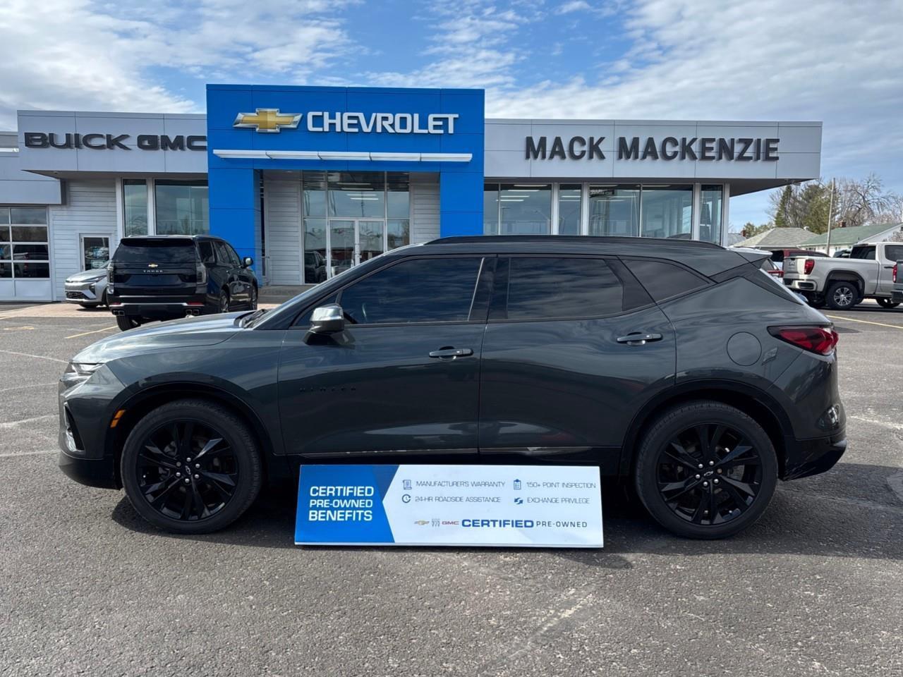 2019 Chevrolet Blazer RS Used Sporty 5 Passenger Twin Clutch AWD with Heated Leather Front Seats, Heated Steering Wheel, Panoramic Sunroof, Navigation, Adaptive Cruise Control and Power Hands Free Rear Liftgate Photo