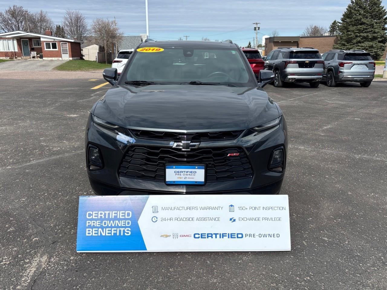 2019 Chevrolet Blazer RS Used Sporty 5 Passenger Twin Clutch AWD with Heated Leather Front Seats, Heated Steering Wheel, Panoramic Sunroof, Navigation, Adaptive Cruise Control and Power Hands Free Rear Liftgate Photo