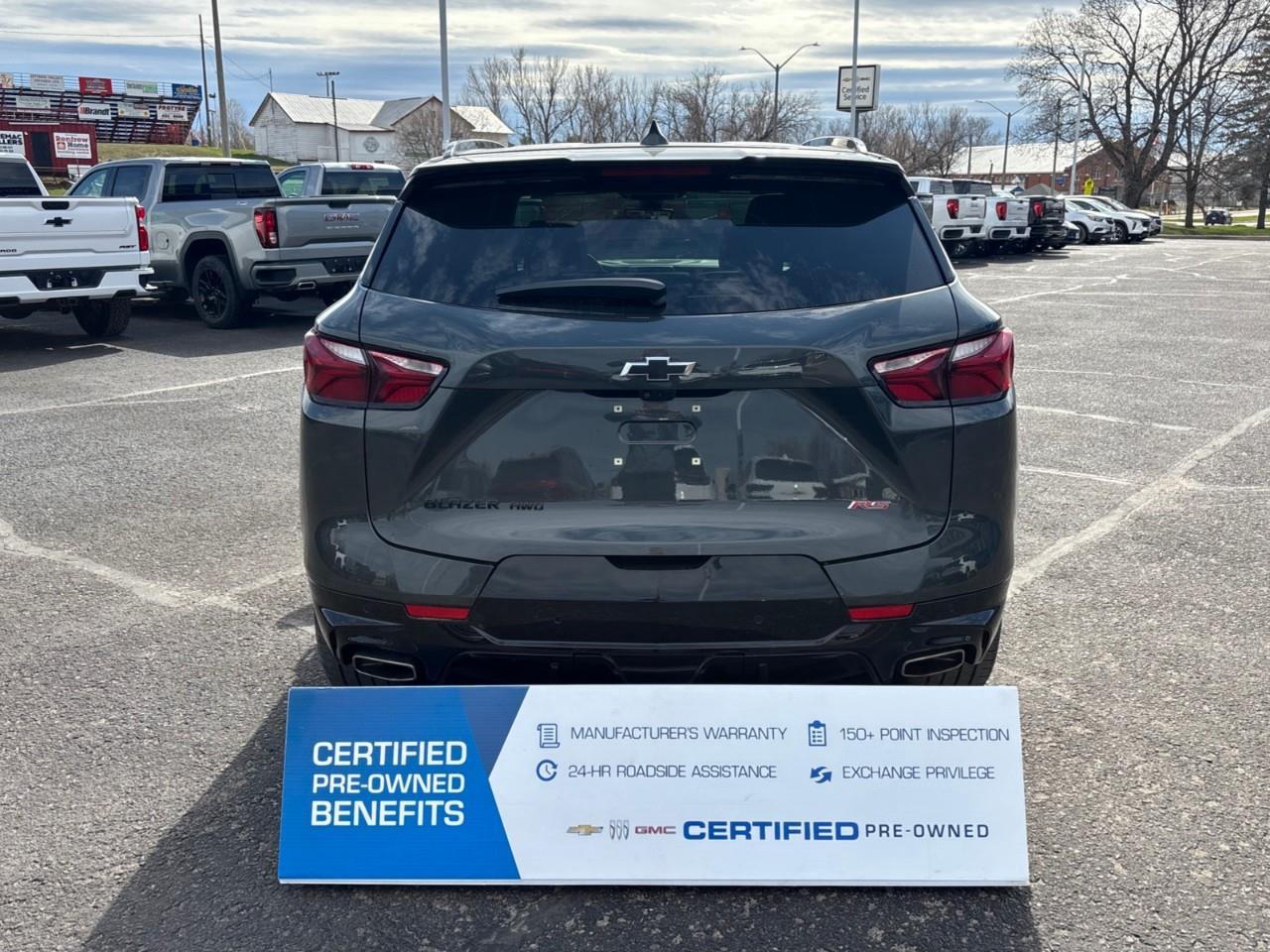 2019 Chevrolet Blazer RS Used Sporty 5 Passenger Twin Clutch AWD with Heated Leather Front Seats, Heated Steering Wheel, Panoramic Sunroof, Navigation, Adaptive Cruise Control and Power Hands Free Rear Liftgate Photo2