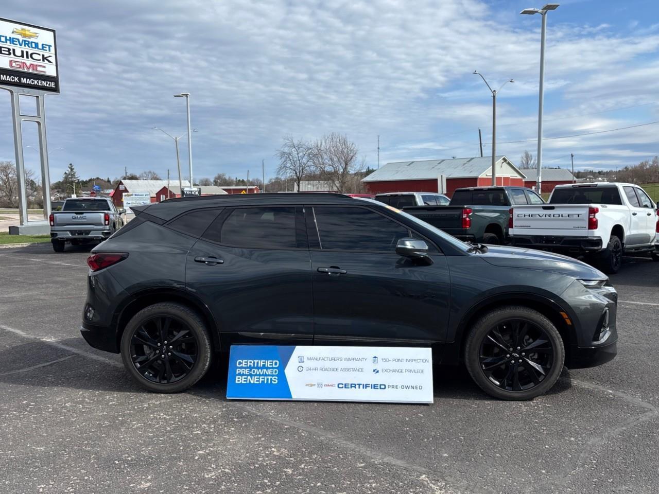 2019 Chevrolet Blazer RS Used Sporty 5 Passenger Twin Clutch AWD with Heated Leather Front Seats, Heated Steering Wheel, Panoramic Sunroof, Navigation, Adaptive Cruise Control and Power Hands Free Rear Liftgate Photo