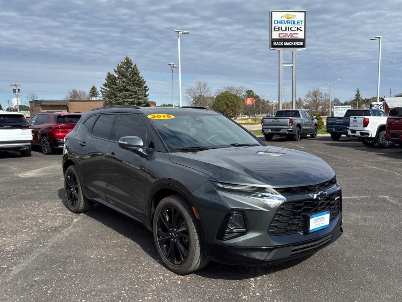 2019 Chevrolet Blazer RS Used Sporty 5 Passenger Twin Clutch AWD with Heated Leather Front Seats, Heated Steering Wheel, Panoramic Sunroof, Navigation, Adaptive Cruise Control and Power Hands Free Rear Liftgate Photo