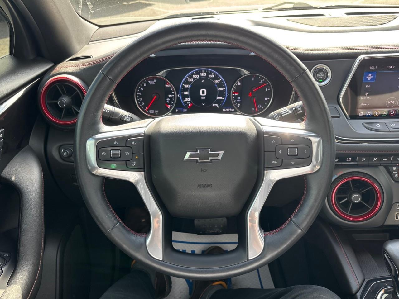 2019 Chevrolet Blazer RS Used Sporty 5 Passenger Twin Clutch AWD with Heated Leather Front Seats, Heated Steering Wheel, Panoramic Sunroof, Navigation, Adaptive Cruise Control and Power Hands Free Rear Liftgate Photo