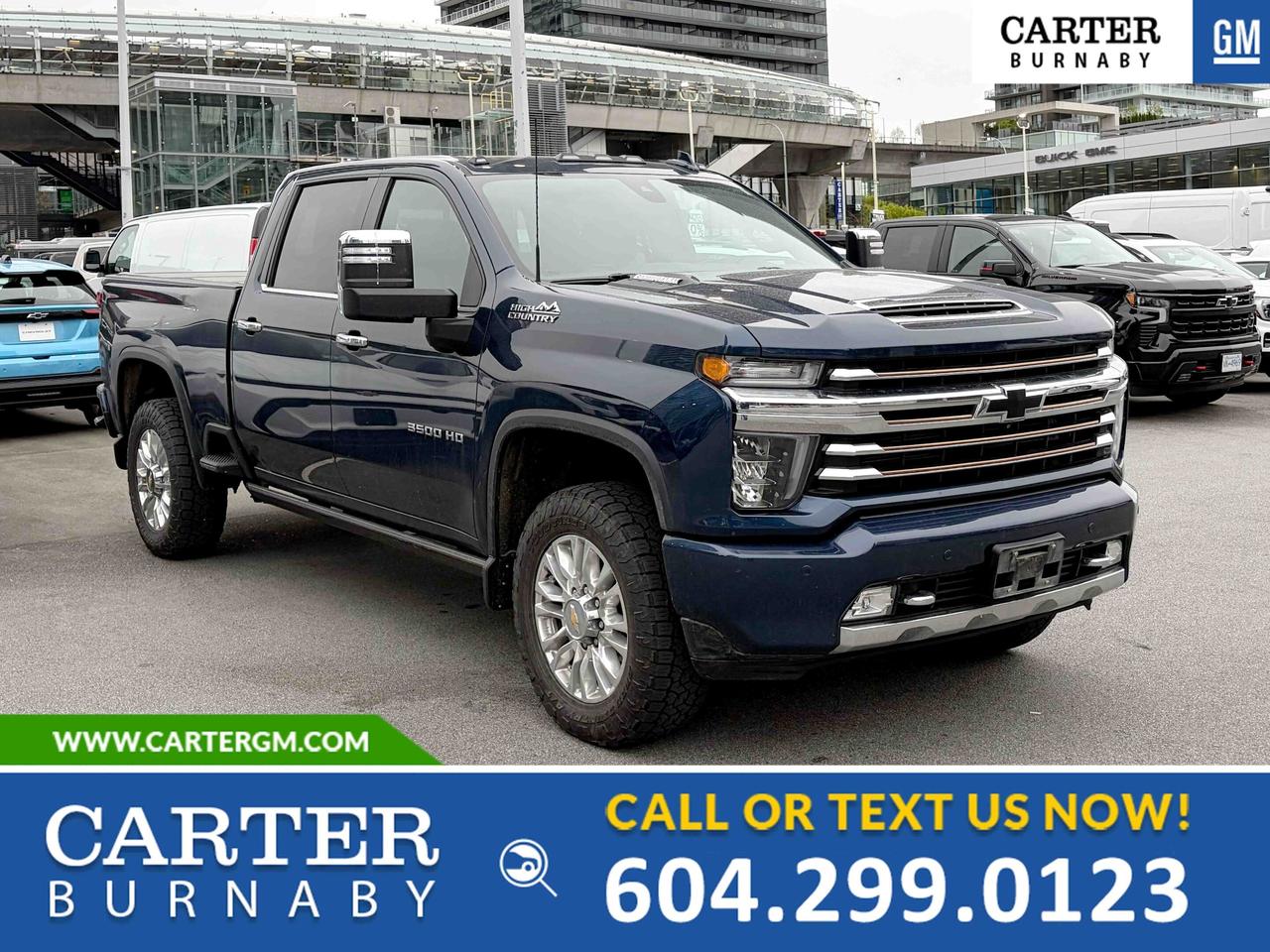 Used 2022 Chevrolet Silverado 3500HD HIGH COUNTRY 4WD | 6.6l engine/Sunroof/HD surround for sale in Burnaby, BC