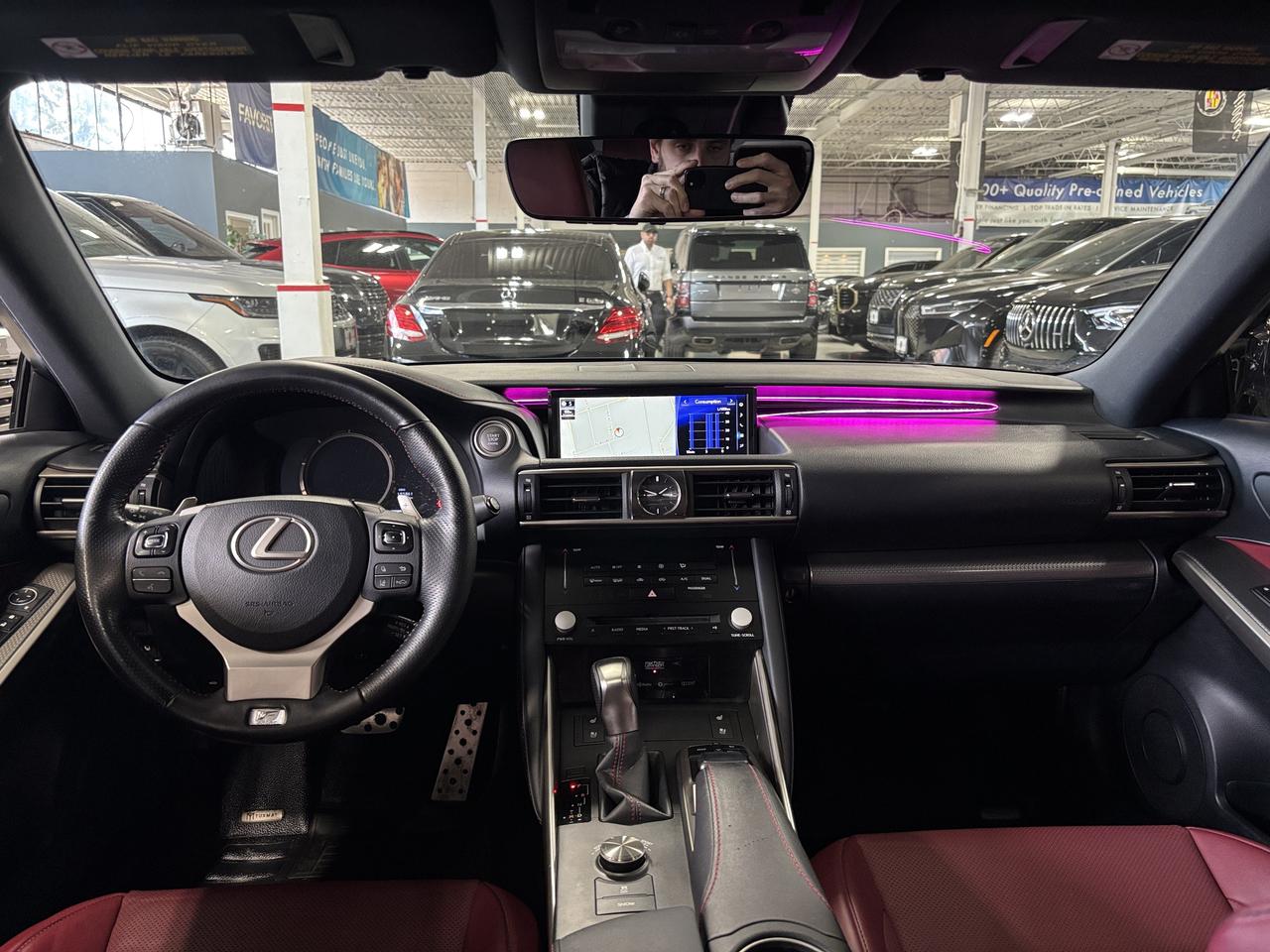 2017 Lexus IS 350 F-SPORT|AWD|NAV|REDLEATHER|SUNROOF|EXHAUST|AMBIENT Photo