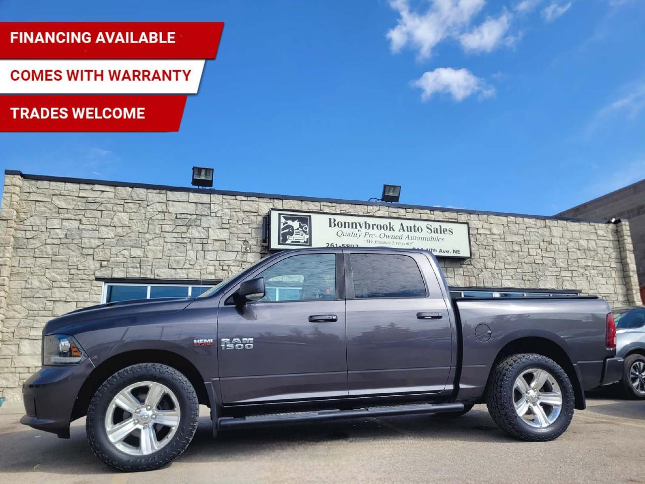 Used 2014 RAM 1500 4WD Crew Cab  Sport/Navigation/Back up camera for sale in Calgary, AB
