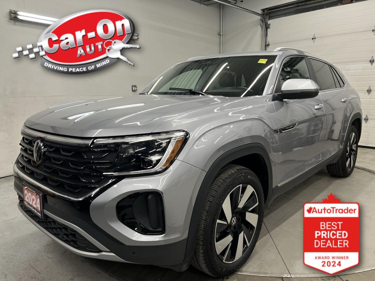 2024 Volkswagen Atlas Cross Sport HIGHLINE AWD | LOW KMS! | HTD LEATHER | PANO ROOF Photo0