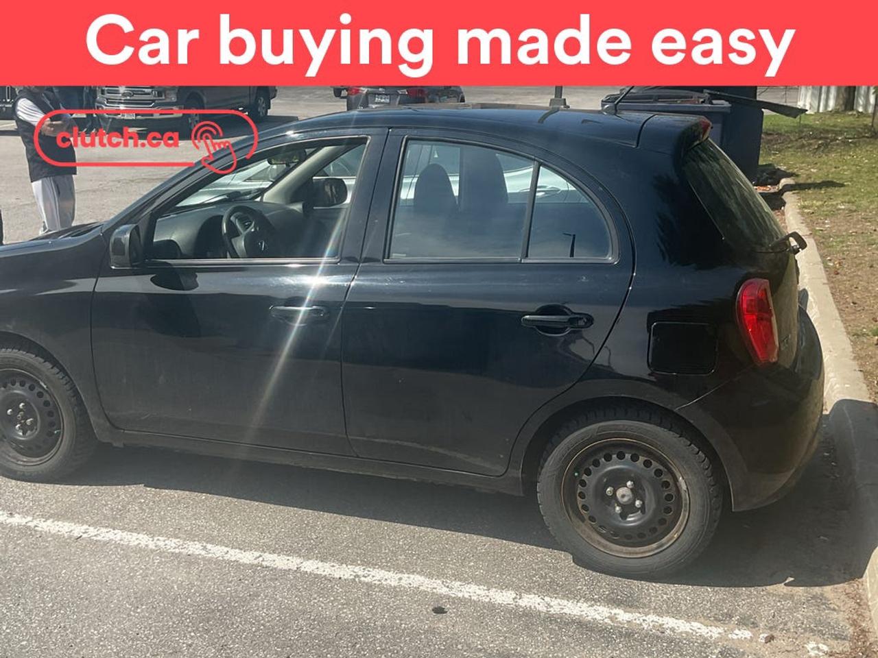 NO ACCIDENTS / CLEAN CARFAX / 1 OWNER / Folding Rear Seats, Speed-Sensitive Volume, 12V Outlet and more!<br> <br>Clutch is the largest online used car retailer in Canada, delivering a seamless, hassle-free car-buying experience to drivers everywhere. Shop thousands of used cars online, get the right one delivered to your door, and enjoy peace of mind with our 10-Day Money-Back Guarantee. How sweet is that? To learn more, visit clutch.ca.<br> <br>The top features for this car include:<br> <br>Brake Assist<br>Folding Rear Seats<br>Speed-Sensitive Volume<br>12V Outlet<br>Rear Window Defroster<br>AM/FM Stereo<br>Climate Control<br>Cruise Control<br>Hands Free Device Connectivity<br>Keyless Entry<br>USB Input<br>Rear View Camera<br> <br>Seamless home delivery - Delivery to your door in a matter of days. Available on select packages.<br> <br>Try it out for 10 days - If you do not like it, we will take it back. <br> <br>Quality assured - All cars go through our rigorous 210-point inspection and reconditioning process.<br> <br>Peace of mind - Warranty and protection plans available.<br> <br>Haggle-free - No haggling or hard sells.<br> <br>100% Transparency - Full inspection reports on every car, including high-res photography and a free Carfax report.<br> <br>Listed price is for cash purchase only and does not include taxes, Shipping Fees (if applicable), Delivery Fees (if applicable), government licensing fees.<br> <br>Previous Provincial Registrations:<br>Ontario<br> <br>Stock # 99341