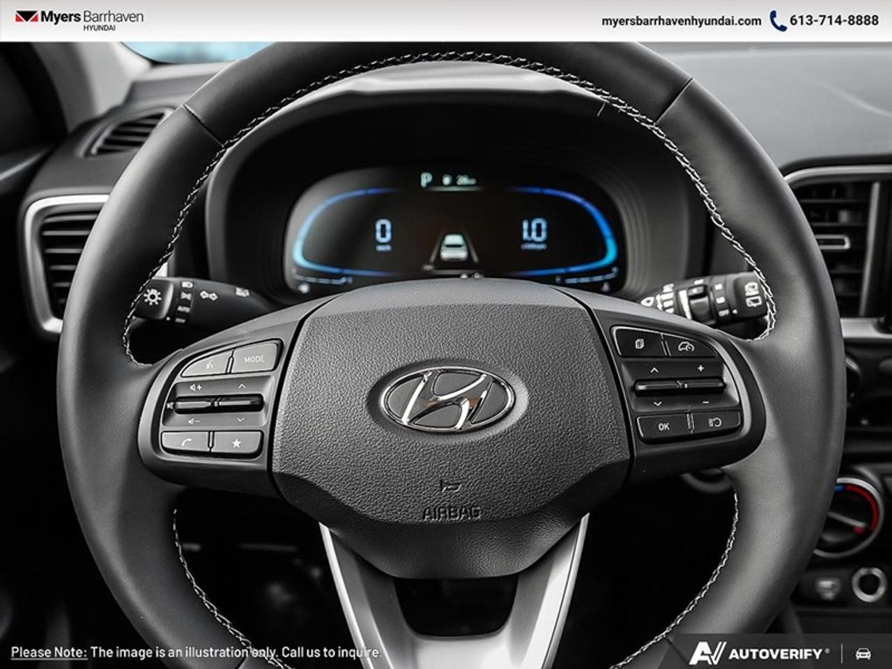 2025 Hyundai Venue Essential IVT  - Heated Seats - $174 B/W Photo