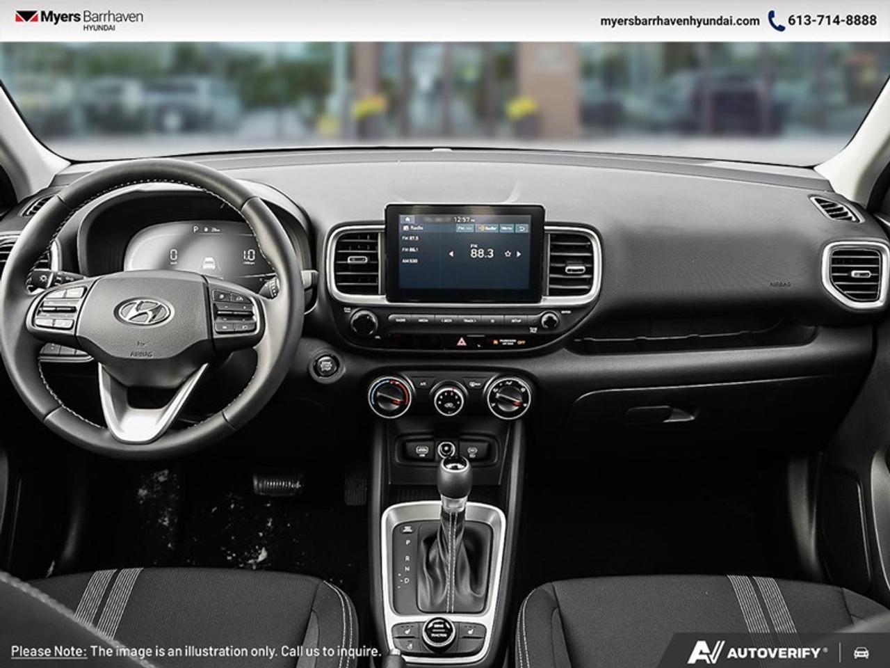 2025 Hyundai Venue Essential IVT  - Heated Seats - $174 B/W Photo