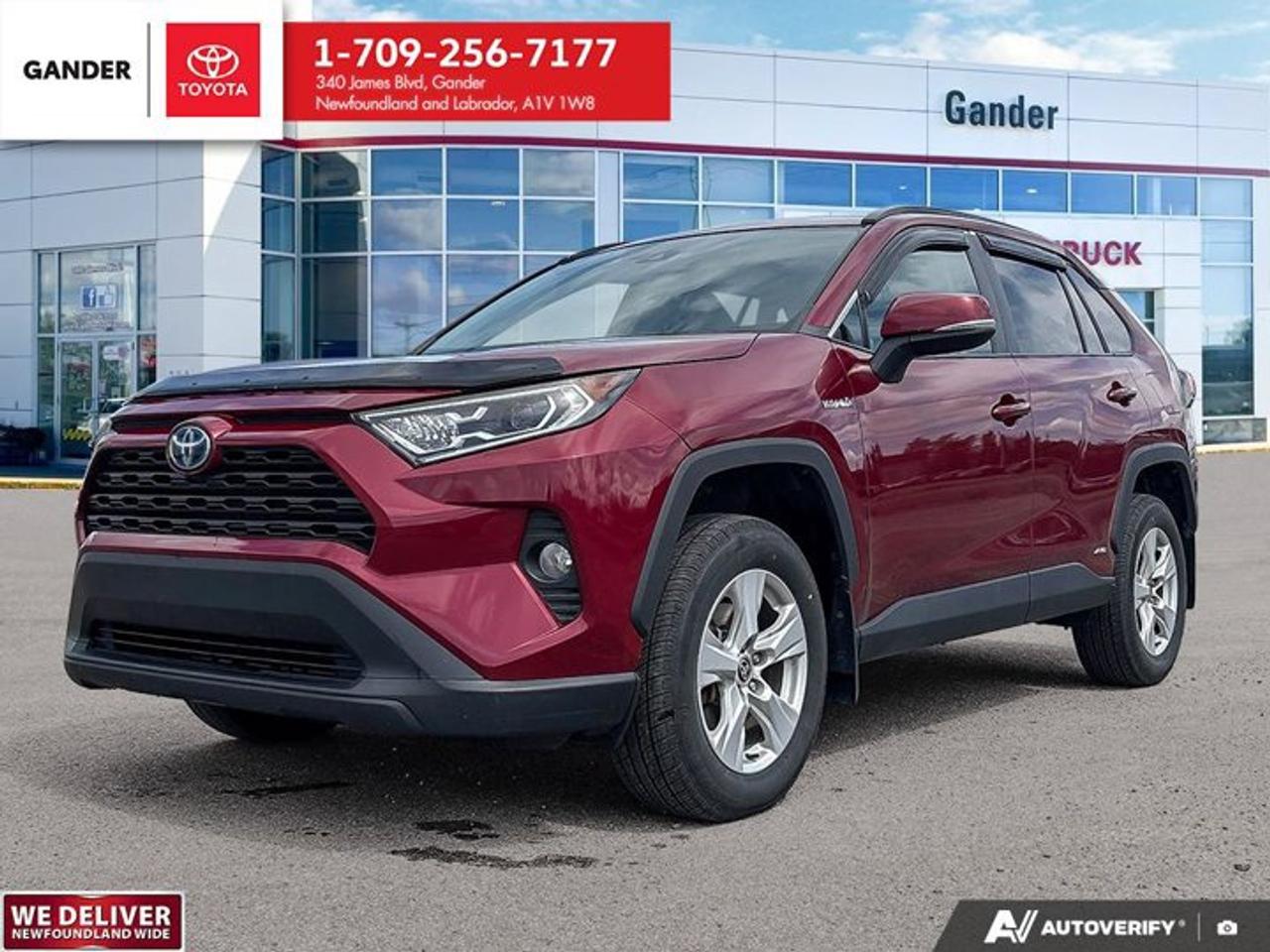 2021 Toyota RAV4 Hybrid XLEHybrid Efficiency | AWD Capability | Eye Catching StyleExperience versatility, efficiency, and confidence with this 2021 Toyota RAV4 Hybrid XLE. One of Toyotas most popular SUVs, the RAV4 Hybrid delivers impressive fuel efficiency without compromising performance, comfort, or all weather capability.Finished in striking Ruby Flare Pearl, this RAV4 stands out with a bold, modern presence on the road. Inside, the black interior offers a clean and comfortable cabin designed for both daily driving and longer journeys. The XLE trim provides a well balanced blend of practicality and refinement, making it a great fit for commuters, families, and adventure seekers alike.Equipped with all wheel drive (AWD), this RAV4 Hybrid offers added traction and stability, giving you confidence in changing road and weather conditions. Toyotas proven hybrid technology ensures a smooth, quiet ride along with excellent long term dependability.With 81,132 km on the odometer, this RAV4 Hybrid is well maintained and ready to serve its next owner.Vehicle Details:Year: 2021Make: ToyotaModel: RAV4 HybridTrim: XLEBody Style: 4Door Sport UtilityDrivetrain: All Wheel Drive (AWD)Exterior Color: Ruby Flare PearlInterior Color: BlackOdometer: 81,132 kmVIN: 2T3RWRFV4MW116932Stock #: N023894A