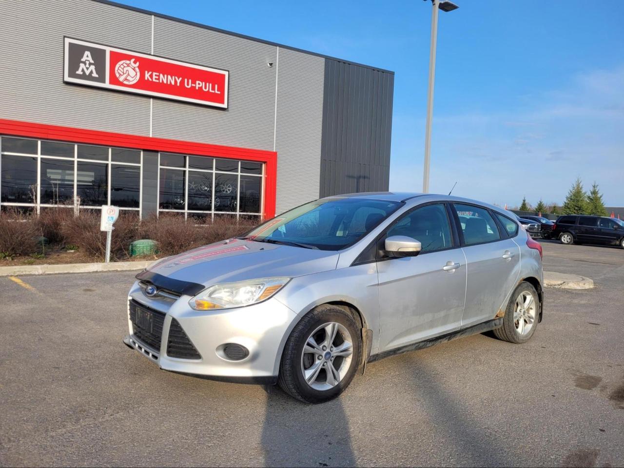 2013 Ford Focus in Ignot Silver metallic. The vehicle has 126,565km. The vehicle runs and drives ok. Rust spots found around the vehicle. Check engine TPMS lights are on. We dont perform any mechanical/safety inspections. The vehicle is sold as is and might need some work.