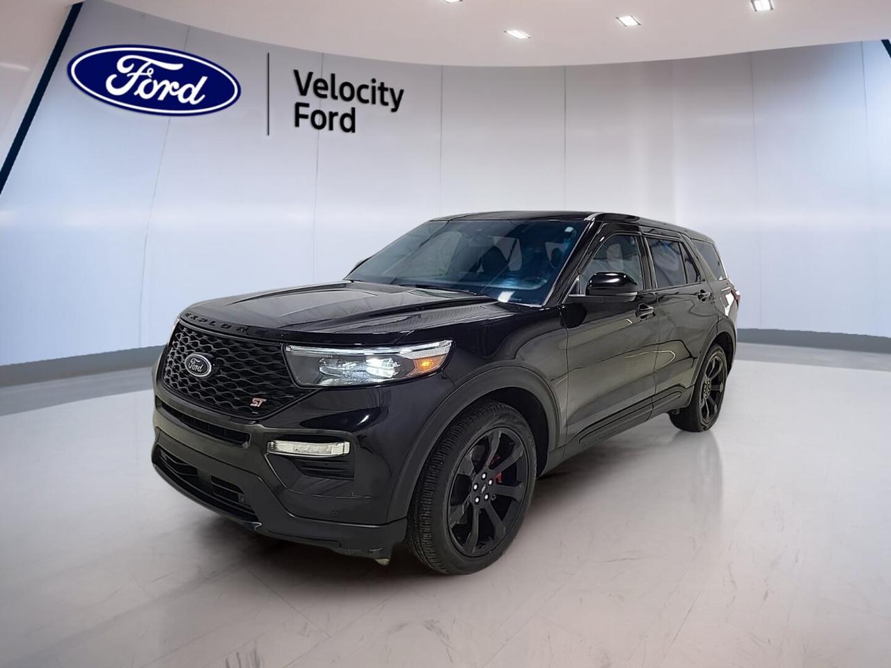 Built for drivers who want real power, real space, and real confidence, this used 2022 Ford Explorer ST 4WD COMING SOON is ready to impress in Moose Jaw. Finished in Black with a Black interior, it blends sporty character with everyday utility. Its 3.0-litre unleaded engine, automatic transmission, and four-wheel drive setup make it a strong SUV for changing Prairie conditions.

With 44,780 km on the odometer, this Explorer ST 4WD COMING SOON offers a great balance of proven dependability and modern comfort. Four doors make access easy for family and friends, while its bold stance, rear spoiler, tinted windows, and LED headlamps help give this Ford a confident road presence without sacrificing practicality.

FEATURES OF THE Explorer ST 4WD COMING SOON
»» 3.0-litre engine delivers strong everyday performance
»» Four-wheel drive adds year-round traction
»» Sport-inspired styling with rear spoiler
»» Automatic transmission with dual shift mode

ADVANCED SAFETY FEATURES
»» Backup camera helps with reversing confidence
»» Blind spot monitor supports safer lane changes
»» Lane departure warning adds extra awareness
»» Side and head airbags enhance protection

PERFORMANCE AND EFFICIENCY
»» 3.0-litre unleaded engine offers strong output
»» Automatic transmission delivers smooth daily driving
»» Four-wheel drive improves traction on roads
»» Stability control helps maintain vehicle composure

COMFORT AND CONVENIENCE
»» Heated front and rear seats add comfort
»» Dual-zone climate control improves cabin comfort
»» Remote starter helps in cold mornings
»» Power liftgate adds loading convenience

TECHNONOLGY AND CONNECTIVITY
»» Navigation system helps guide every trip
»» Bluetooth integration supports hands-free communication
»» WiFi hotspot keeps passengers better connected
»» Satellite radio expands in-cabin entertainment choices

CARGO SPACE
»» Four-door layout improves passenger and cargo access
»» Power liftgate simplifies loading larger items
»» Spare tire adds travel peace of mind
»» Versatile SUV design supports daily hauling

WHAT OTHER OWNERS LIKE
»» Strong acceleration from the turbocharged engine
»» Confident all-weather traction with four-wheel drive
»» Comfortable cabin with useful heated seats
»» Easy tech features for daily use

This 2022 Ford Explorer ST 4WD COMING SOON also includes many sought-after details that make daily driving easier. You get cruise control, power steering, anti-lock braking system, child safety locks, power windows, heated mirrors, electric mirrors, retractable mirrors, automatic headlights, fog lights, rear window defroster, rear climate control, and automatic door locks.

Inside, this Ford Explorer ST 4WD COMING SOON adds premium convenience with memory seats, memory mirrors, drivers seat lumbar support, passenger lumbar support, push button start, steering wheel audio controls, auto-dimming rearview mirror, illuminated vanity mirrors, ambient lighting, HD Radio, and a tire pressure monitoring system. These features help create a more relaxed and connected drive for every trip around Moose Jaw and beyond.

This 2022 Ford Explorer ST 4WD COMING SOONs VIN is: 1FM5K8GC2NGC20796.