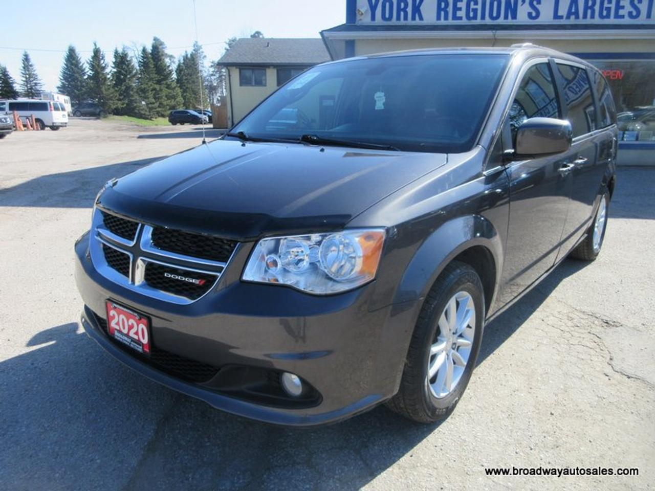 Used 2020 Dodge Grand Caravan GREAT VALUE SXT--MODEL 7 PASSENGER 3.6L - V6.. CAPTAINS & 3RD ROW.. STOW-N-GO-SEATING.. POWER DOORS.. NAVIGATION.. DVD PLAYER.. HEATED SEATS & WHEEL.. for sale in Bradford, ON