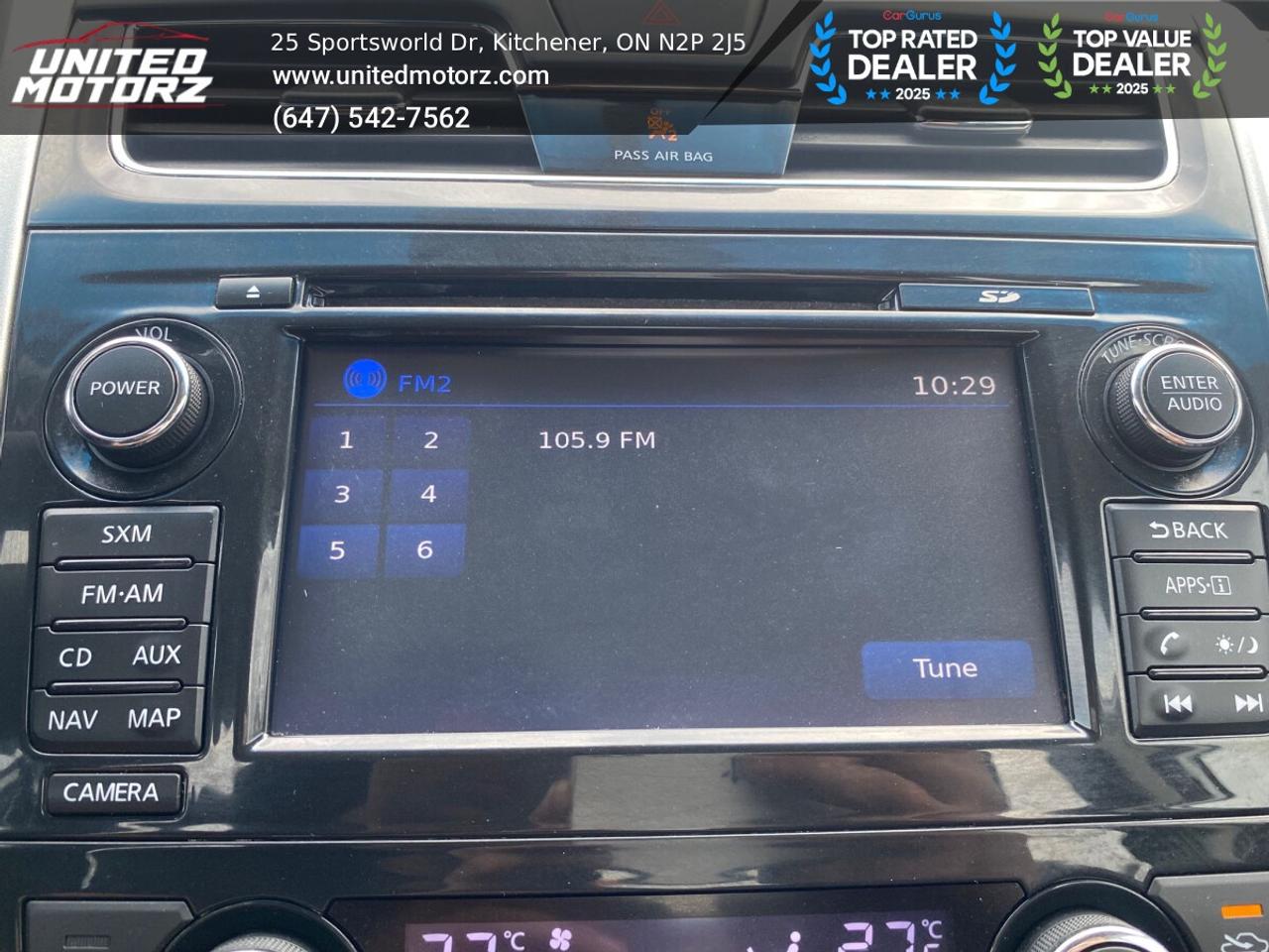 2014 Nissan Altima I4 SL~SAFETY CERTIFIED~Low Km's~ Photo