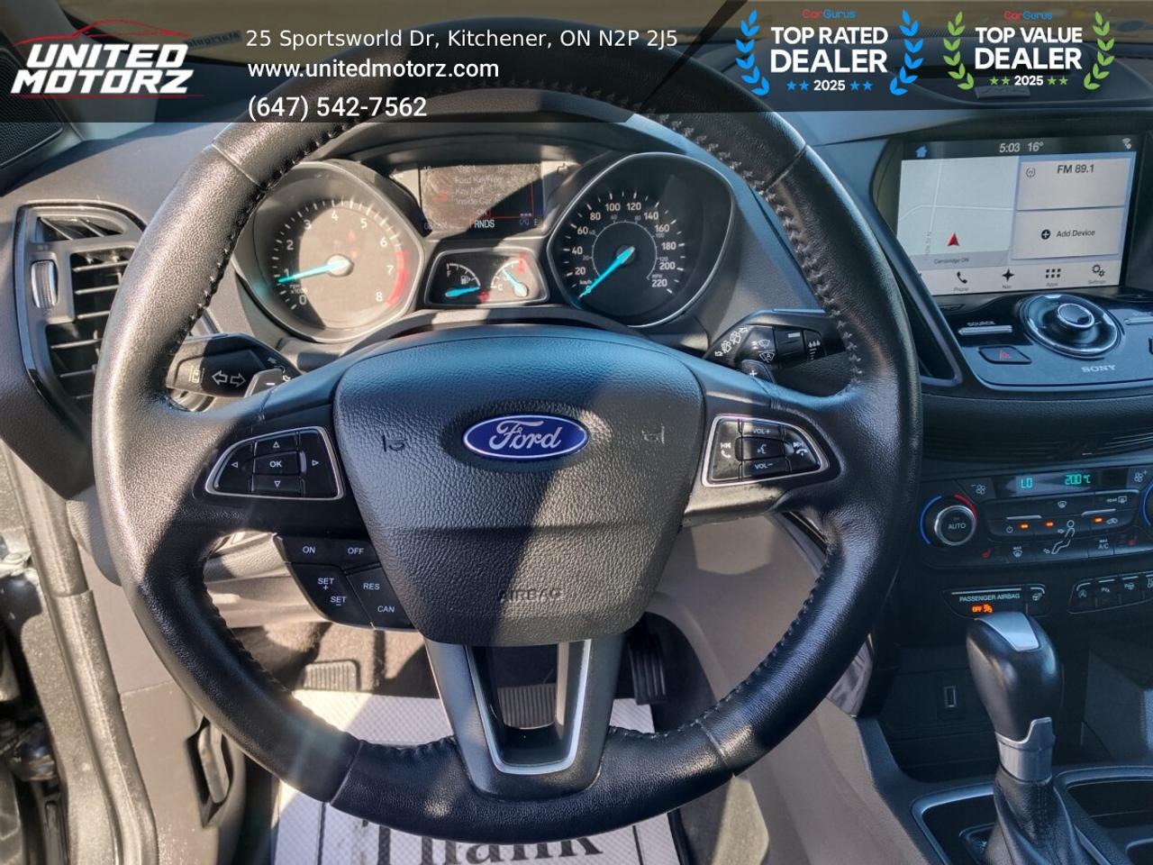 2017 Ford Escape Titanium~SAFETY CERTIFIED~ONE OWNER~Low Km's~17 Se Photo