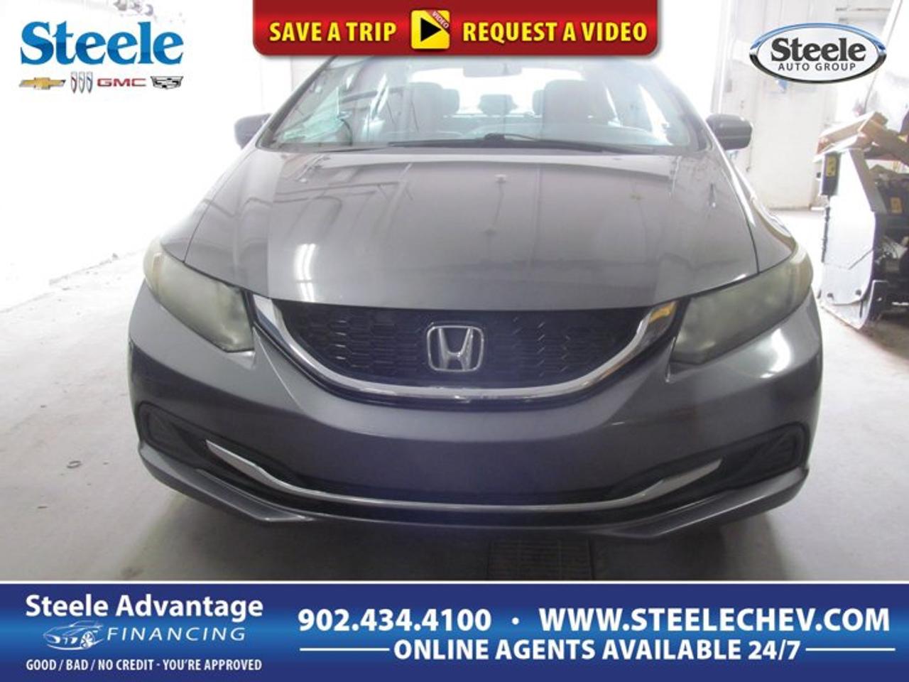 This used 2015 Honda Civic Sedan EX at Steele Chevrolet Buick GMC in Dartmouth delivers the smart balance of value, efficiency, and everyday enjoyment that has made the Civic a favourite with Canadian drivers. With 191,173 km, a fuel-friendly 1.8-litre four-cylinder engine, front-wheel drive, and a manual transmission, this sedan gives you a more connected feel on the road.The 2015 Honda Civic Sedan EX stands out with its practical four-door design, comfortable cabin, and reputation for dependable daily performance. It is well suited for commuting, student life, and drivers who want simple controls with the added engagement of shifting for themselves. Clean styling and a well-shaped body help this sedan look modern and easy to own.FEATURES OF THE Civic Sedan EXPower sunroof adds open-air driving feelManual transmission adds driver-focused road engagementFour-door layout supports daily practicalityFront-wheel drive suits Canadian road conditionsADVANCED SAFETY FEATURESFront airbags help protect occupantsSide airbags support added cabin safetyStability control assists with road gripAnti-lock brakes support controlled stoppingPERFORMANCE AND EFFICIENCY1.8-litre four-cylinder balances power and economyManual gearbox gives direct shifting controlFront-wheel drive supports confident everyday handlingGas engine keeps refueling simpleCOMFORT AND CONVENIENCEFour doors allow easy passenger accessPractical cabin layout keeps controls simpleComfortable ride suits daily commutingUseful sedan design supports everyday errandsTECHNOLOGY AND CONNECTIVITYDriver-focused gauges are clear and readableEasy-to-reach controls support simple operationPractical dashboard layout reduces distractionUseful information display aids daily drivingCARGO SPACETrunk design suits groceries and gearSedan body keeps cargo area secureRear seat area adds everyday flexibilityWide opening helps with loading itemsAWARDS & RECOGNITIONSBest Buy Compact Car, The Car Guide, 2015Top Safety Pick, Insurance Institute for Highway Safety, 2015WHAT OTHER OWNERS LIKEExcellent fuel economy for daily drivingManual transmission feels engaging and responsiveComfortable ride for commuting and errandsStrong long-term reliability reputationFor drivers shopping for a compact sedan with proven appeal, this Civic checks the right boxes. The manual transmission brings extra involvement to every trip, while the 1.8-litre engine is known for smooth, efficient operation. Front-wheel drive adds predictable handling in changing road conditions, making it a practical fit for life in Dartmouth and beyond.Inside, the layout stays focused on ease of use. The cabin is designed to make daily driving feel natural, with straightforward controls and a sensible arrangement that helps you settle in quickly. Four doors make entry and exit easier for passengers, and the sedan shape gives you a separate trunk area that is ideal for shopping bags, work gear, and travel essentials.This Civic also benefits from a long-standing reputation for balanced road manners. It feels composed in city traffic, easy to park, and steady on the highway. Drivers often choose this model because it combines low running costs, useful space, and a driving experience that stays enjoyable year after year.If you want a compact car that is efficient, practical, and rewarding to drive, this used 2015 Honda Civic Sedan EX deserves a closer look at Steele Chevrolet Buick GMC in Dartmouth.This 2015 Honda Civic Sedan EXs VIN is: 2HGFB2E52FH038565 .
