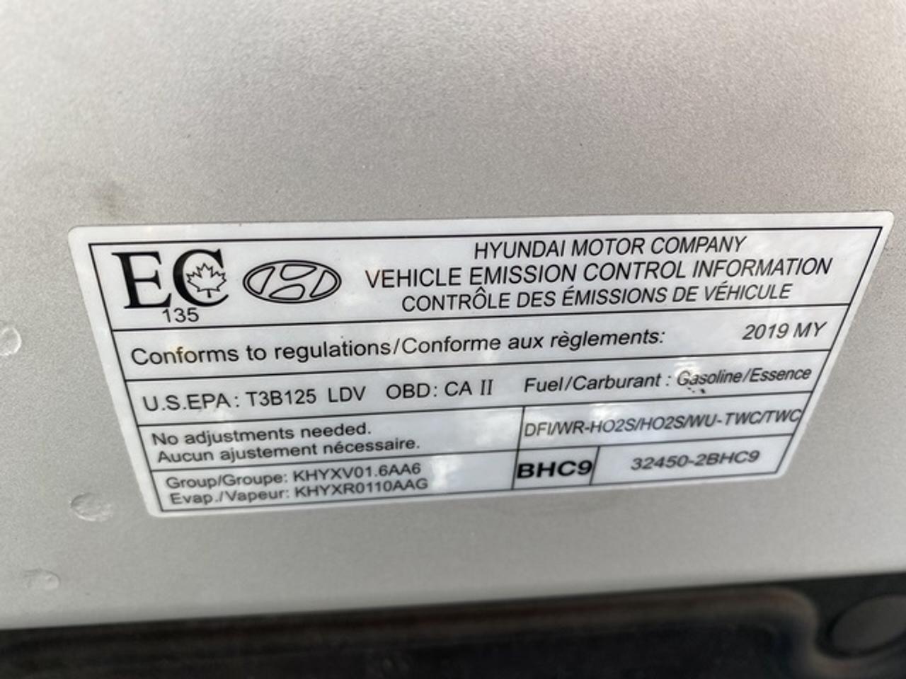 2019 Hyundai Accent SE 5 DOOR Photo