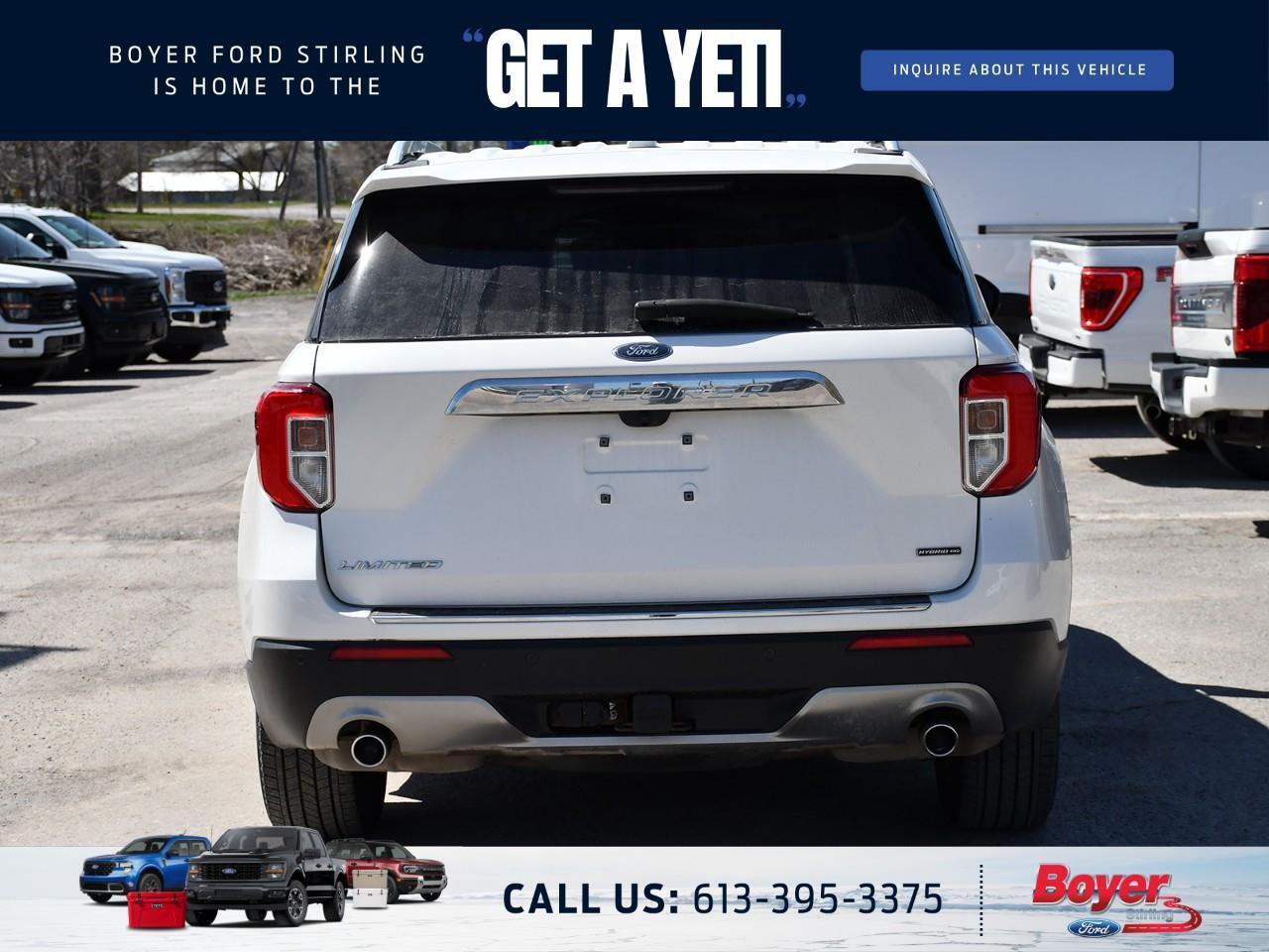 2021 Ford Explorer Limited CLEAN ACCIDENT REPORT, HYBRID! Photo4