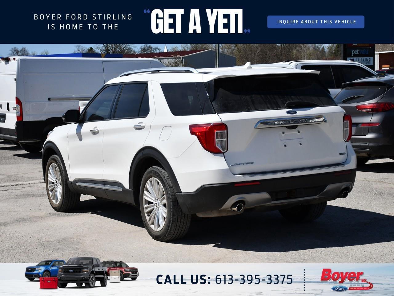 2021 Ford Explorer Limited CLEAN ACCIDENT REPORT, HYBRID! Photo3