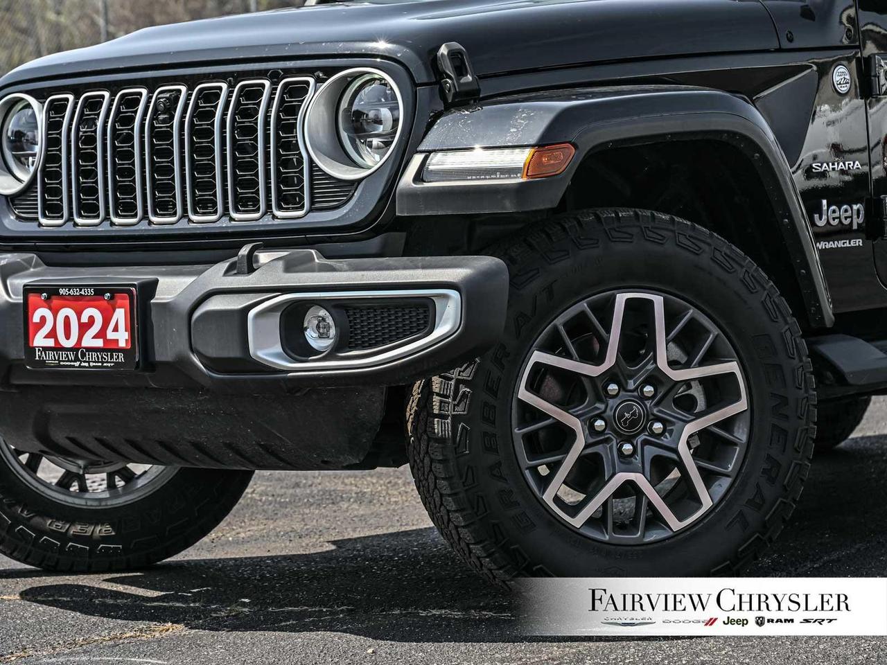 2024 Jeep Wrangler Sahara SKY TOP   LEATHER   FRONT CAMERA   BLIND SP Photo