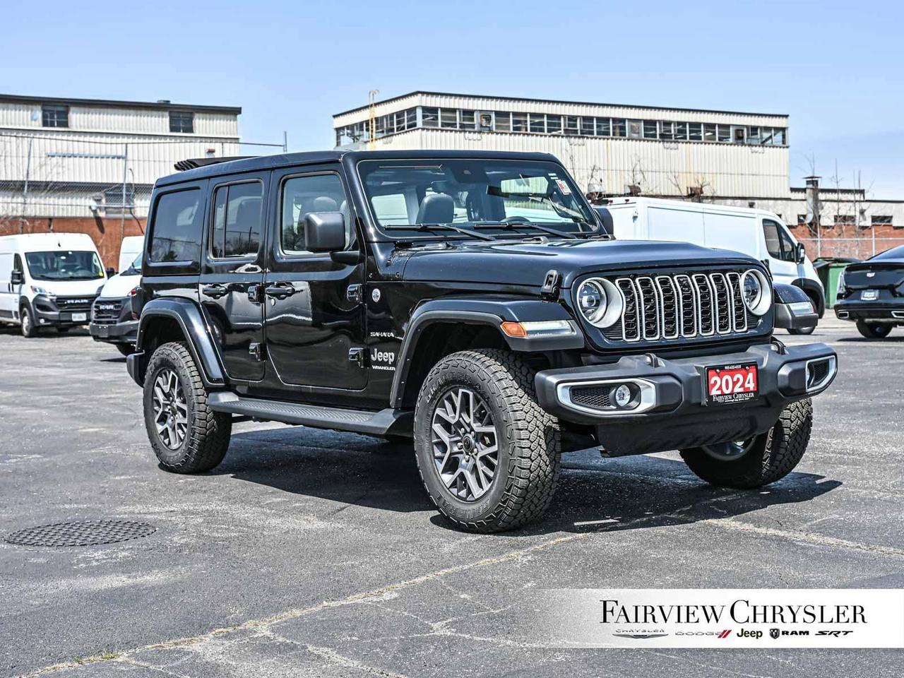 2024 Jeep Wrangler Sahara SKY TOP   LEATHER   FRONT CAMERA   BLIND SP Photo