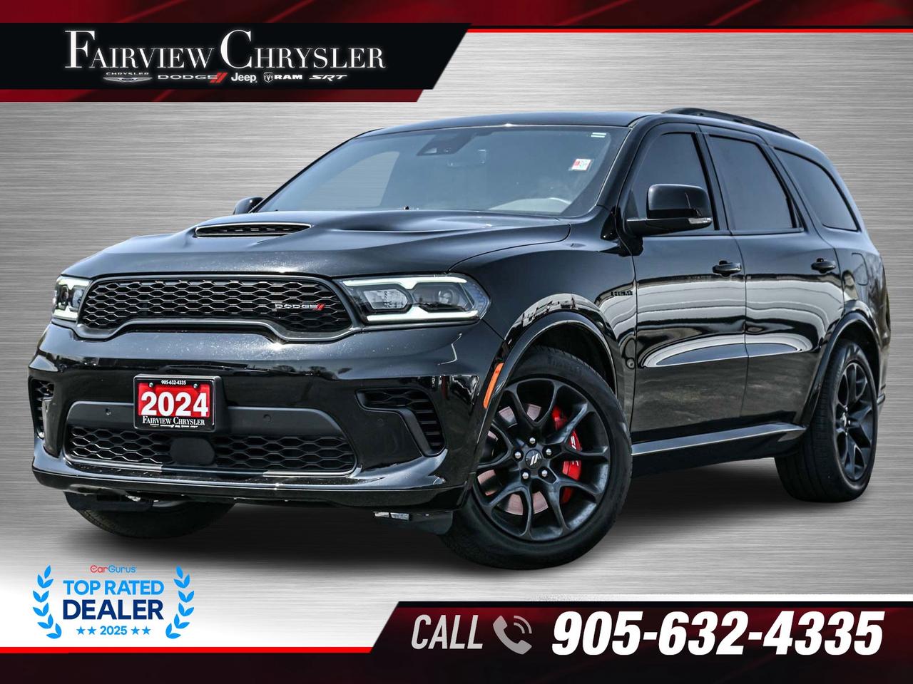 2024 Dodge Durango R/T BLACK TOP   TOW N GO   CAPTAINS   SUNROOF   CA Photo0