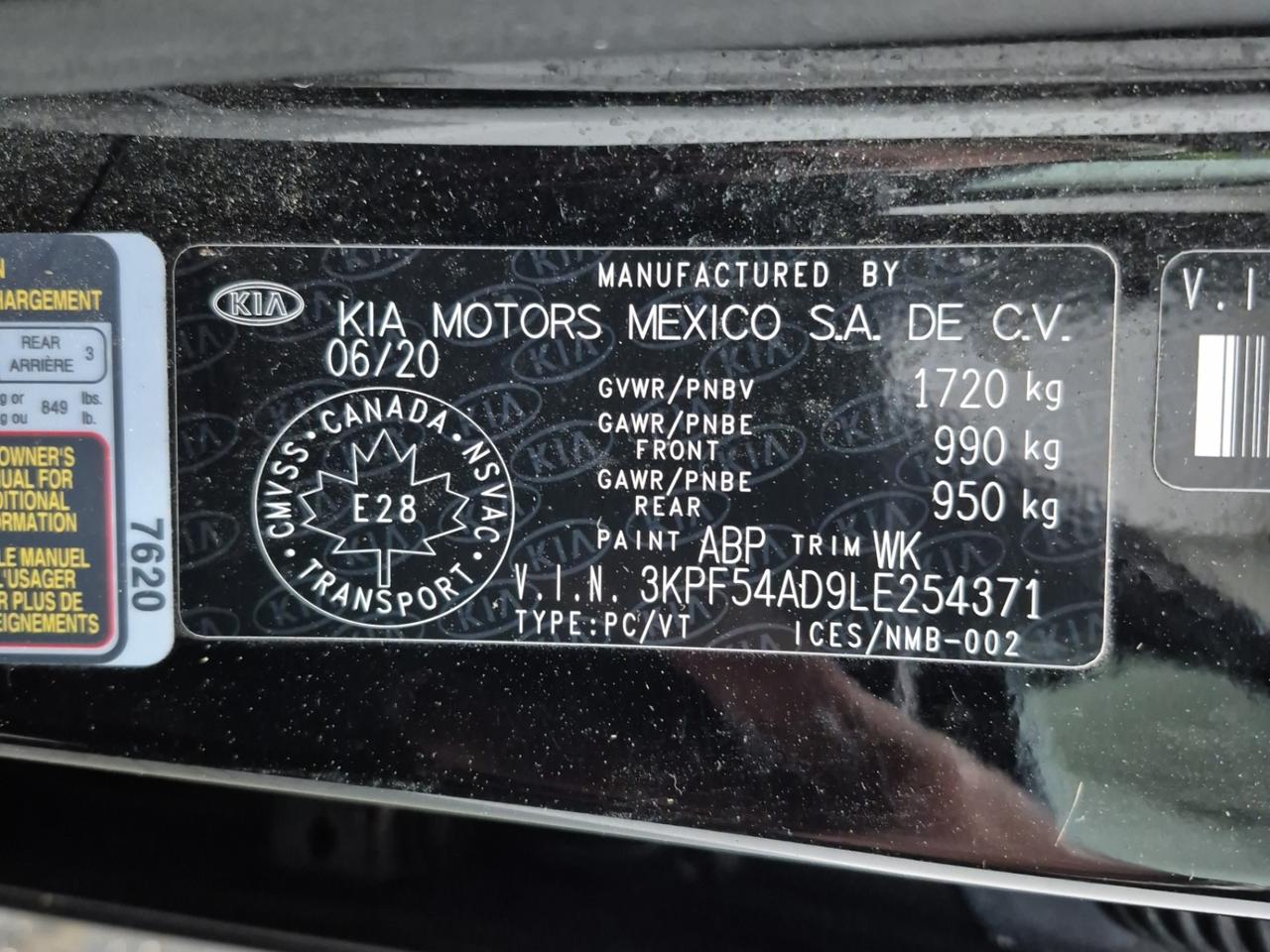 2020 Kia Forte EX l Limited IVT l 2.0L l 4Cyl l FWD l Navigation Photo