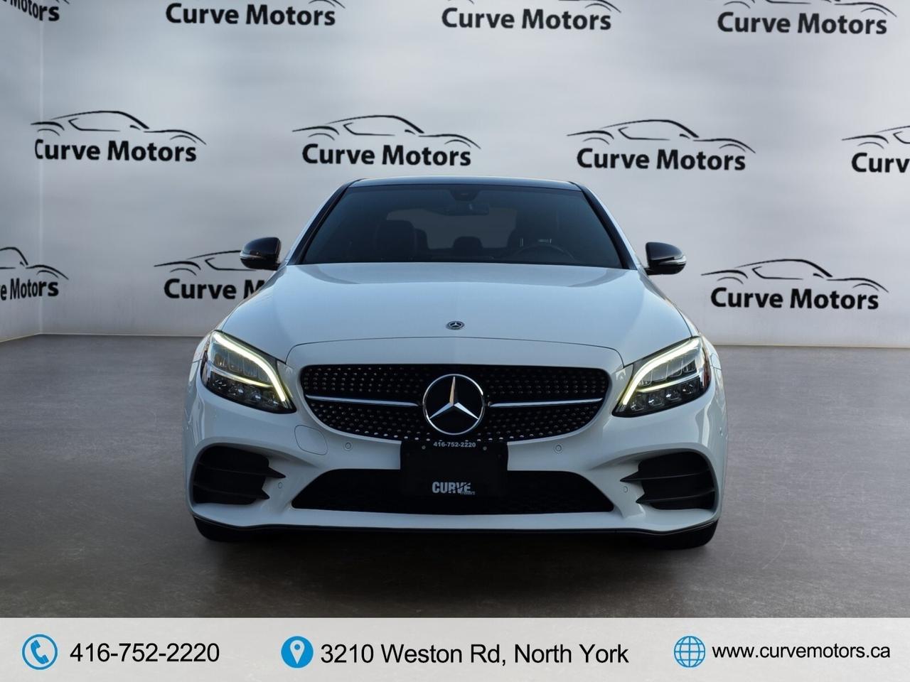 2019 Mercedes-Benz C-Class C 300 4MATIC AMG PKG * RED INTERIOR / PANO / 360 C Photo