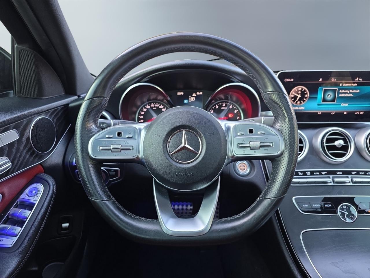 2019 Mercedes-Benz C-Class C 300 4MATIC AMG PKG * RED INTERIOR / PANO / 360 C Photo