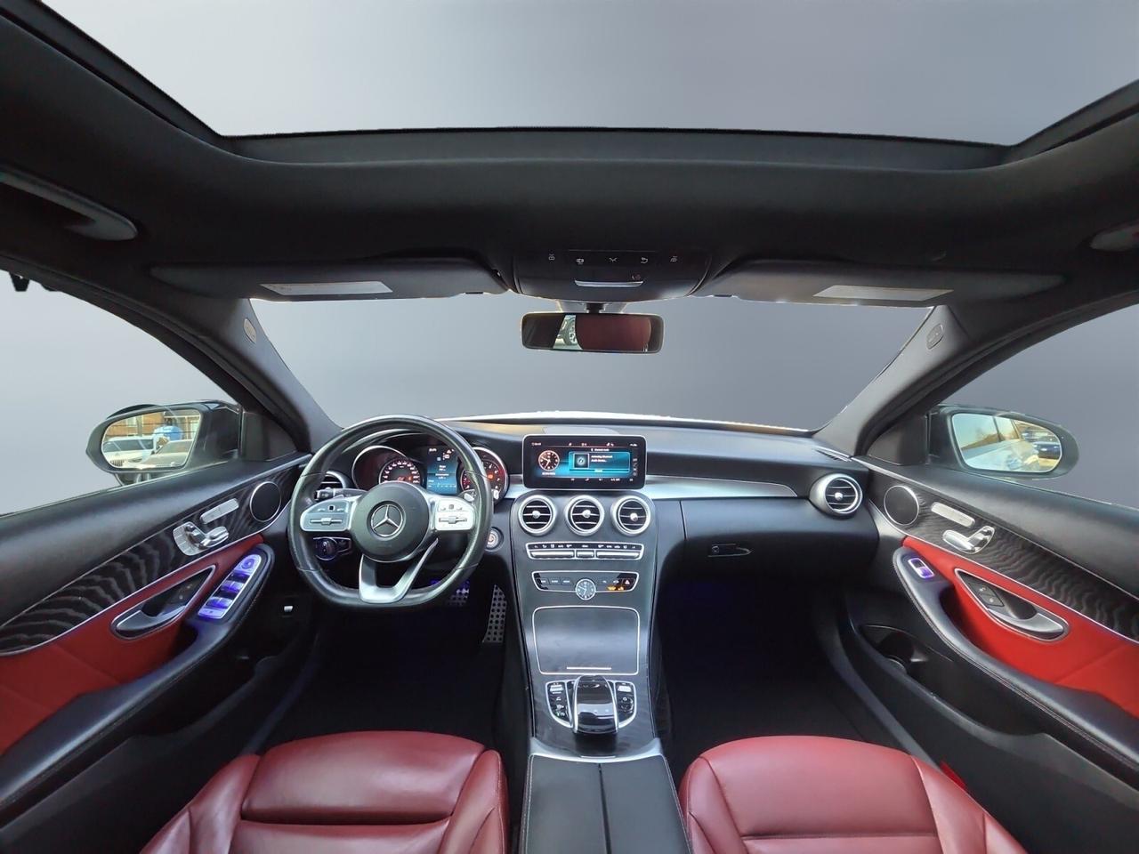 2019 Mercedes-Benz C-Class C 300 4MATIC AMG PKG * RED INTERIOR / PANO / 360 C Photo