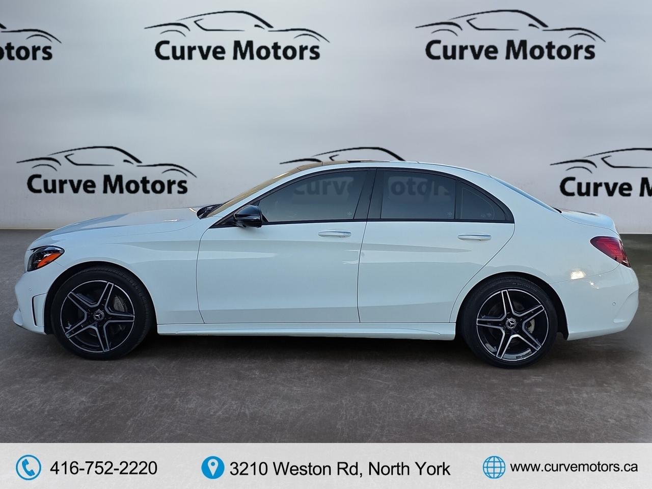 2019 Mercedes-Benz C-Class C 300 4MATIC AMG PKG * RED INTERIOR / PANO / 360 C Photo