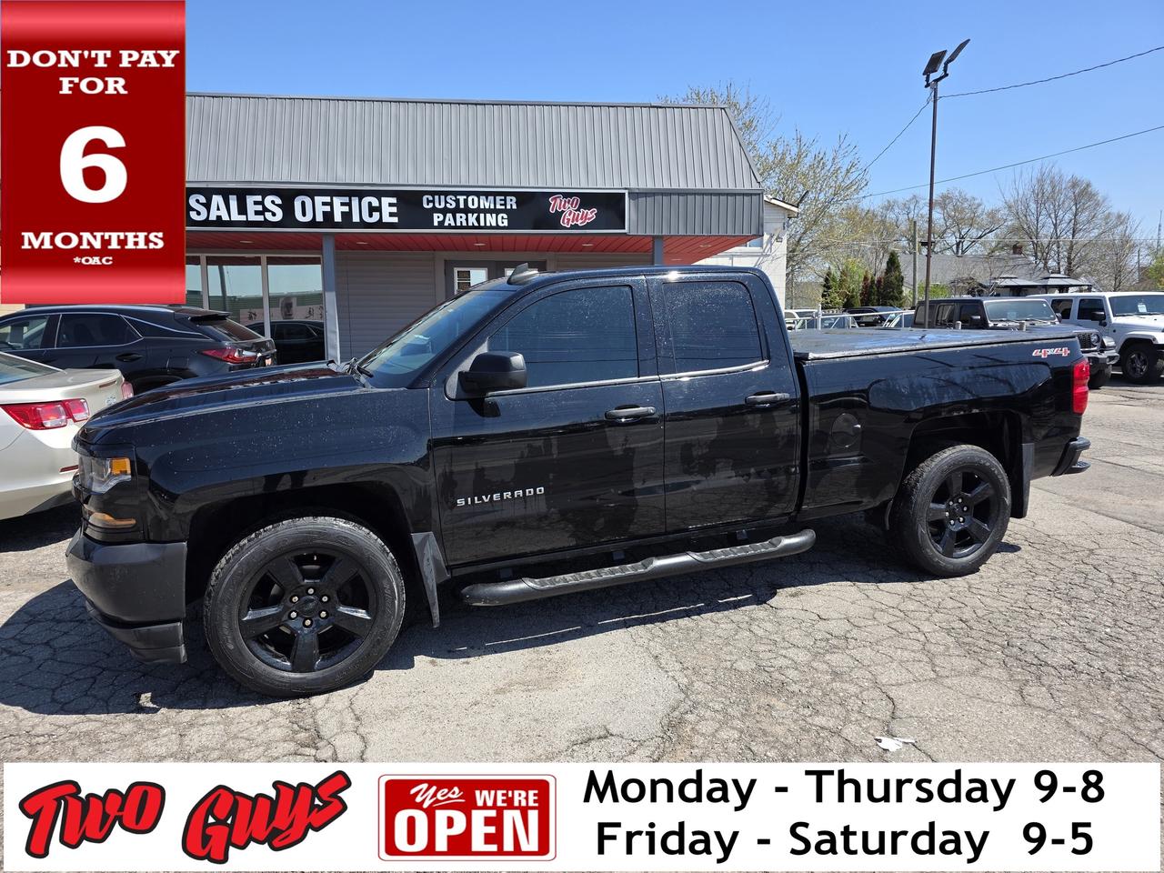 2017 Chevrolet Silverado 1500 4WD Double Cab 143.5  Work Truck Black Out Edition Photo