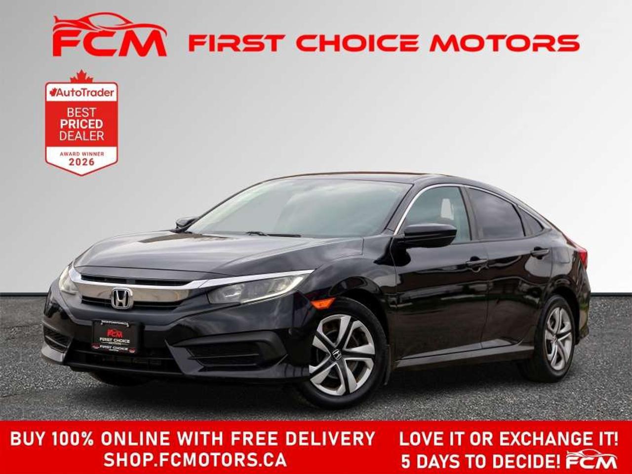 2017 Honda Civic LX   FULLY CERTIFIED WITH WARRANTY Photo0