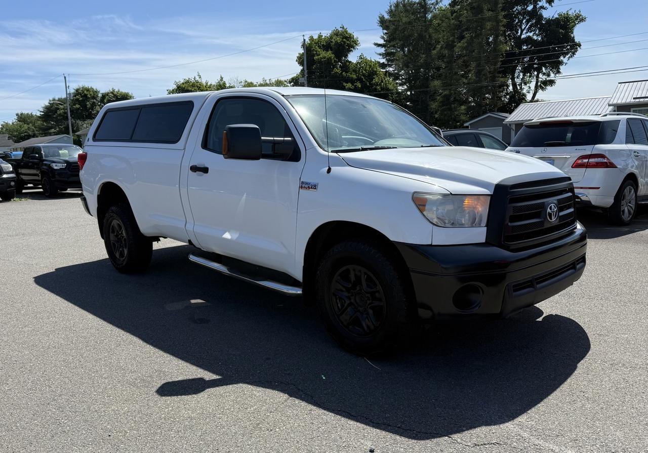 Used 2012 Toyota Tundra 5.7L V8 / LONG BED REG CAB W/ BENCH STYLE FRONT SEATING / 2WD / CAB OVER INCLUDED / TOW PACKAGE for sale in Truro, NS