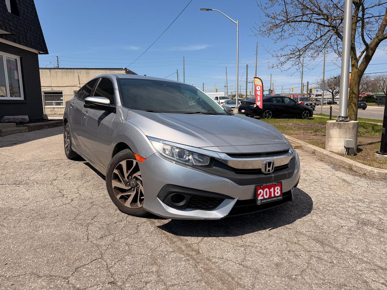 2018 Honda Civic EX NO ACCIDENTS LANE KEEP BLINDSPOT CAM HEAT SEATS Photo4