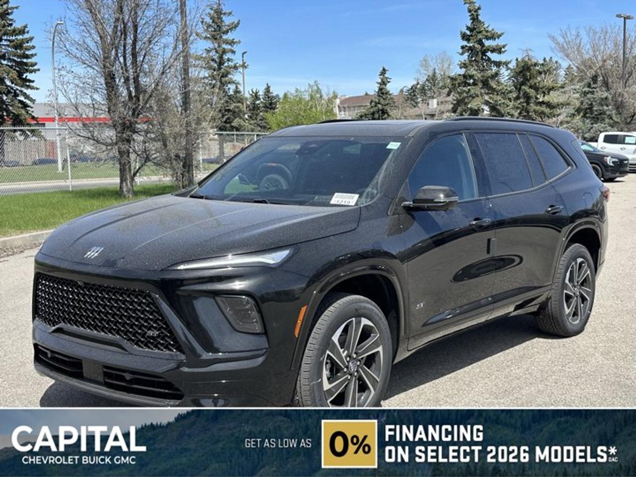 This Buick Enclave delivers a Gas 2.5L/ engine powering this Automatic transmission. ENGINE, 2.5L TURBO DOHC SIDI WITH VARIABLE VALVE TIMING (VVT) (328 hp [244 kW] @ 5500 rpm, 326 lb-ft of torque [442 N-m] @ 3500 rpm) (STD), Wireless Phone Charging, Wireless Google Android Auto.*This Buick Enclave Comes Equipped with These Options *Wireless Apple CarPlay, Wipers, front intermittent, Wiper, rear intermittent with washer, Windows, power with driver Express-Up and all windows Express-Down, Window, rear side, solar absorbing, privacy tinting, Wi-Fi Hotspot capable (Terms and limitations apply. See onstar.ca or dealer for details.), Wheels, 20 (50.8 cm) Alloy with High Gloss Black and Machine Finish, Wheel, spare, 18 x 4.5 (45.7 cm x 11.4 cm) steel, Wheel mouldings, High Gloss Black, painted, Visors, driver and front passenger illuminated vanity mirrors.* Stop By Today *Come in for a quick visit at Capital Chevrolet Buick GMC Inc., 13103 Lake Fraser Drive SE, Calgary, AB T2J 3H5 to claim your Buick Enclave!