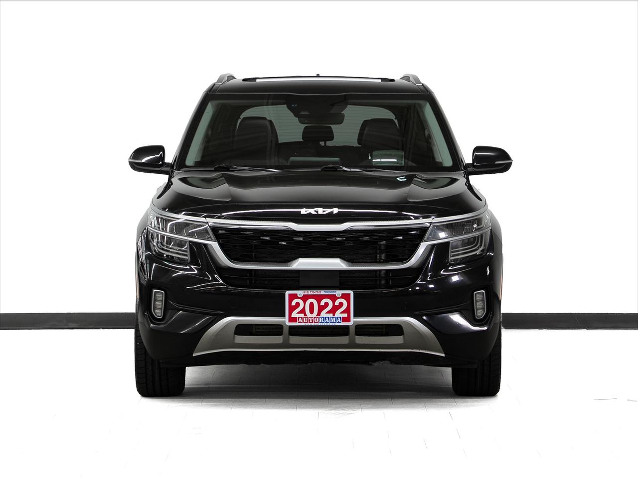 2022 Kia Seltos SX TURBO | Sunroof | Leather | HUD | BSM | CarPlay
