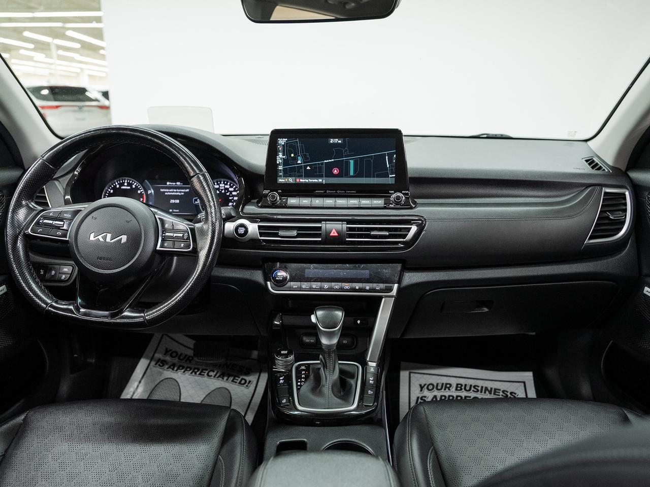 2022 Kia Seltos SX TURBO | Sunroof | Leather | HUD | BSM | CarPlay Photo