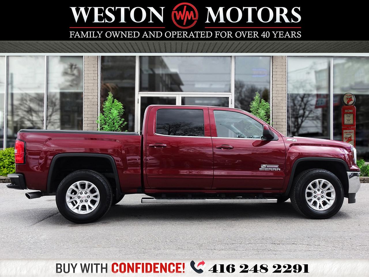 2017 GMC Sierra 1500 SLE*4X4*CREW CAB*LEATHER SEATS*REV-CAM Photo2