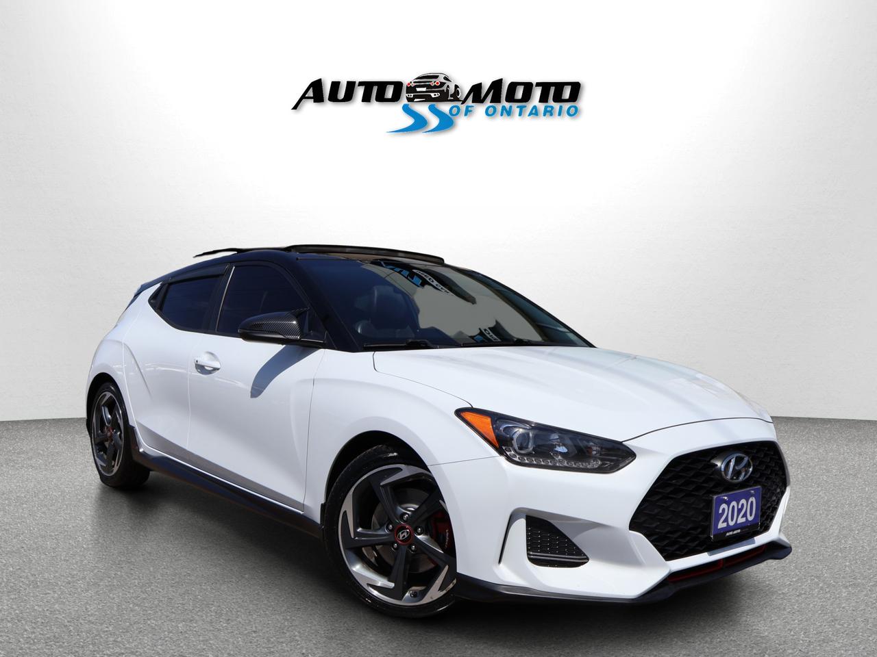 2020 Hyundai Veloster TURBO CERTIFIED CAMERA NAV BLUETOOTH LEATHER HEATED SEATS SUNROOF CRUISE ALLOYS Photo